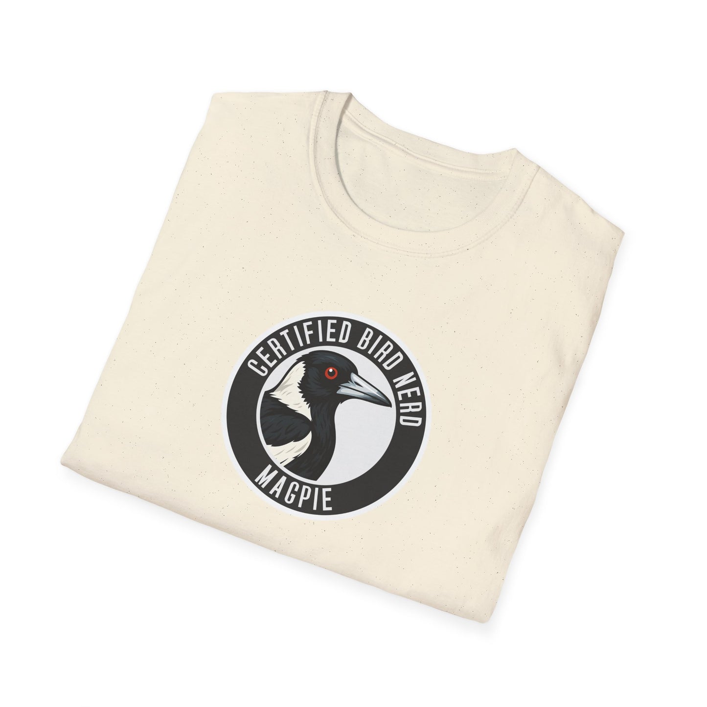 Magpie T-Shirt, Certified Bird Nerd Shirt, Australian Bird Tee, Birdwatching Gift, Wildlife Lover Tee, Aussie Magpie Graphic Tee