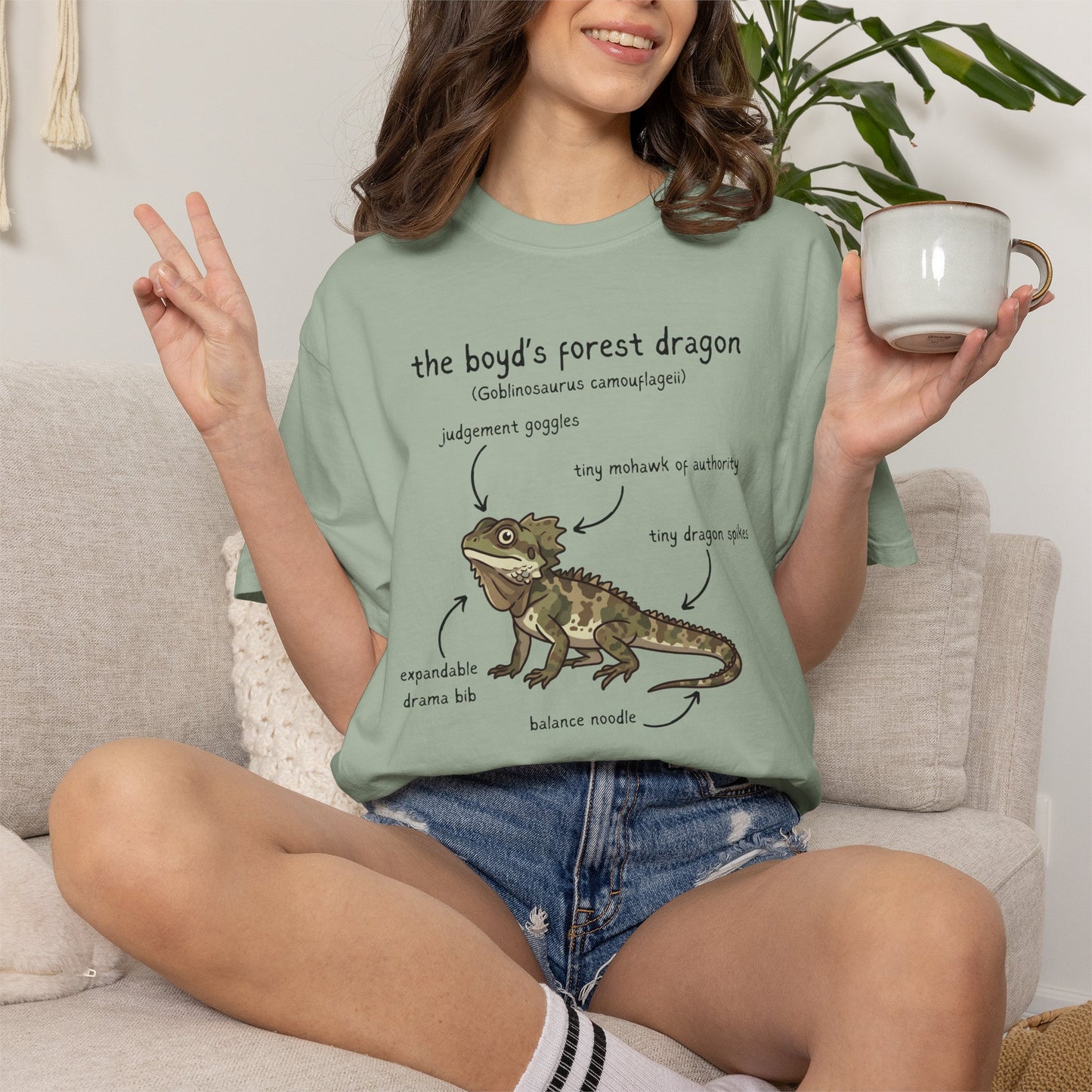 Anatomy of a Boyds Forest Dragon Shirt, Comfort Colors Reptile Tee, Funny Australian Lizard T Shirt, Herpetology Gift, Lizard Lover Tee