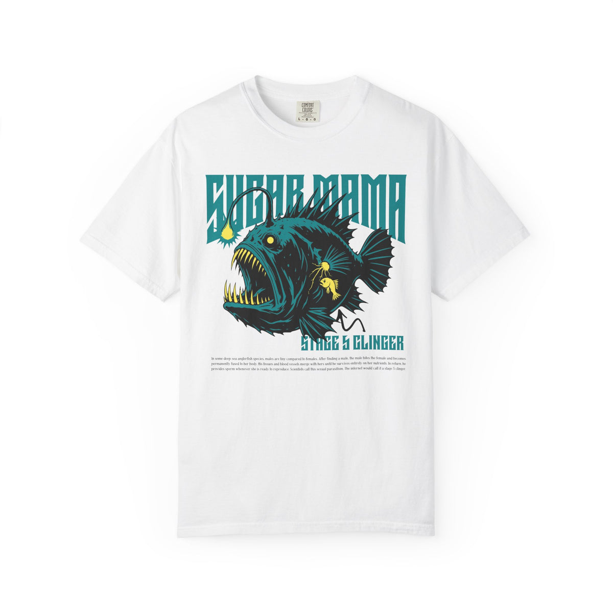 Angler Fish Shirt, Comfort Colors Deep Sea Fish Tee, Marine Biology T Shirt, Ocean Lover Gift, Funny Anglerfish Graphic Tee, Science Shirt
