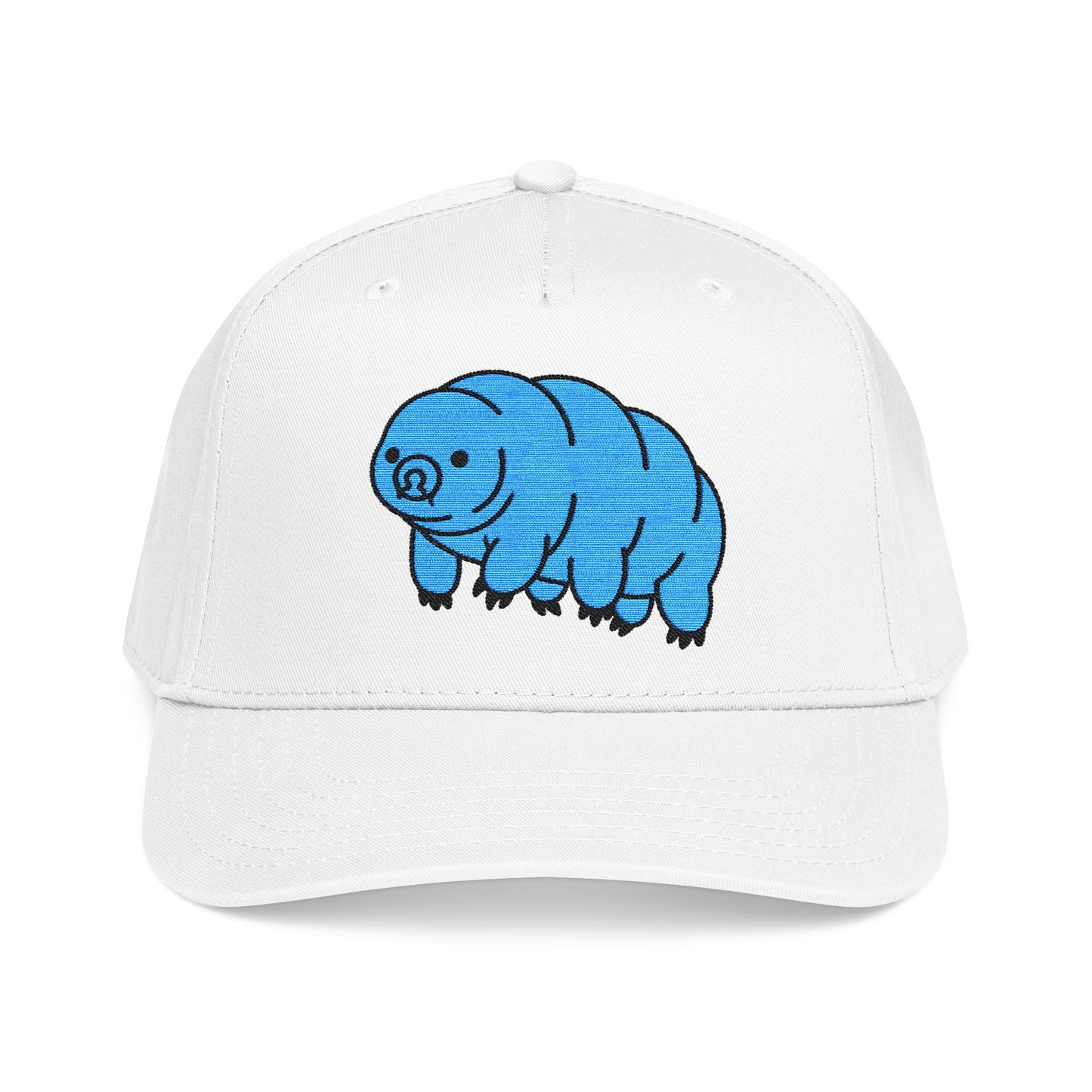 Tardigrade Embroidered Mid Profile Baseball Cap, Water Bear Hat, Science Nerd Cap, Biology Gift, Cute Microbiology Hat, Embroidered Dad Cap