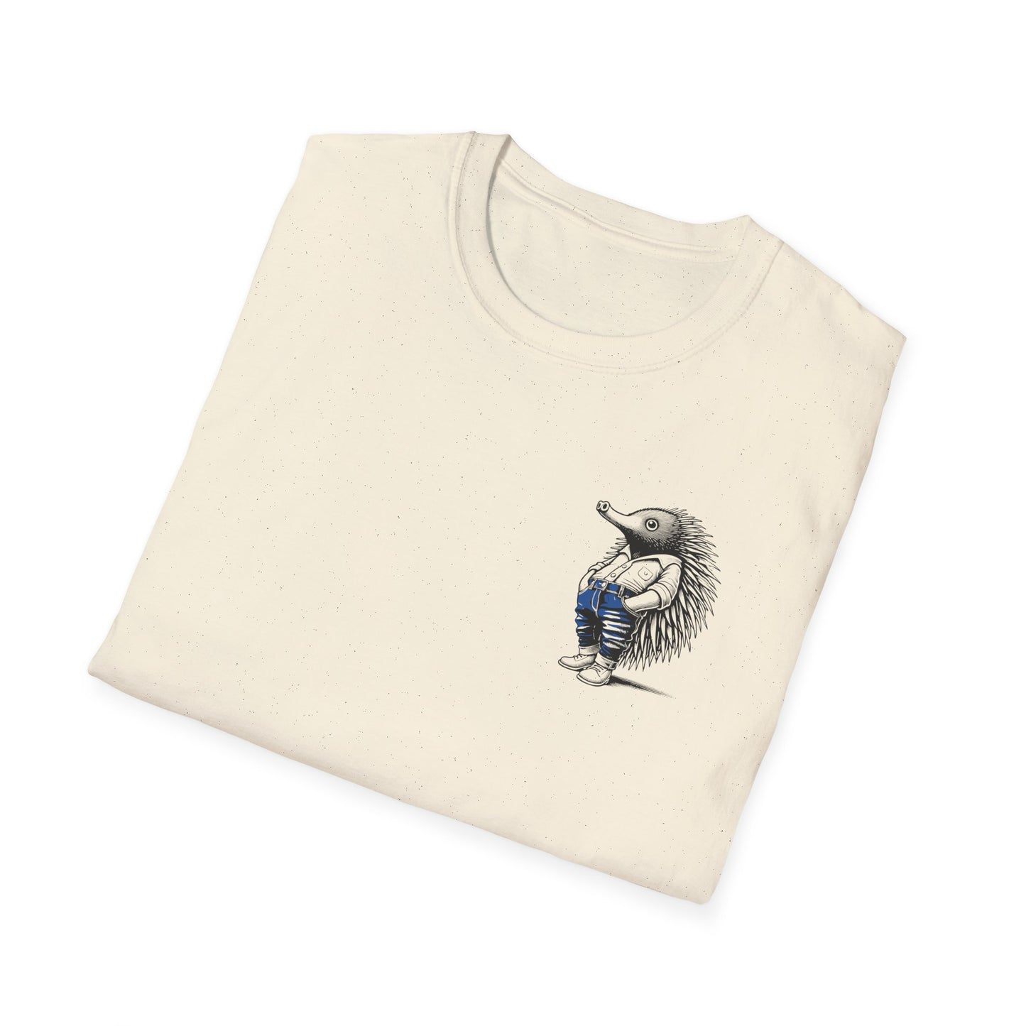 Whimsical Echidna T-Shirt, Cute Echidna Shirt, Aussie Animal Tee, Australian Wildlife Shirt, Funny Echidna Gift, Monotreme Lover Tee