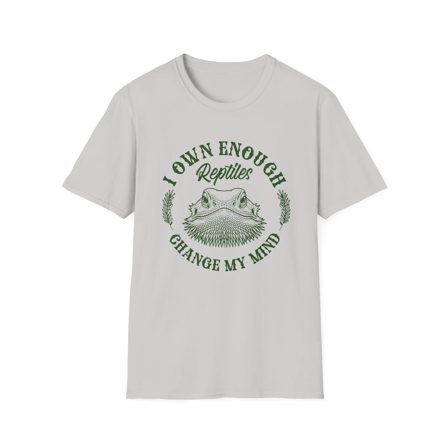 Reptile Addiction T-Shirt – I Own Enough Reptiles Change My Mind Funny Keeper Tee
