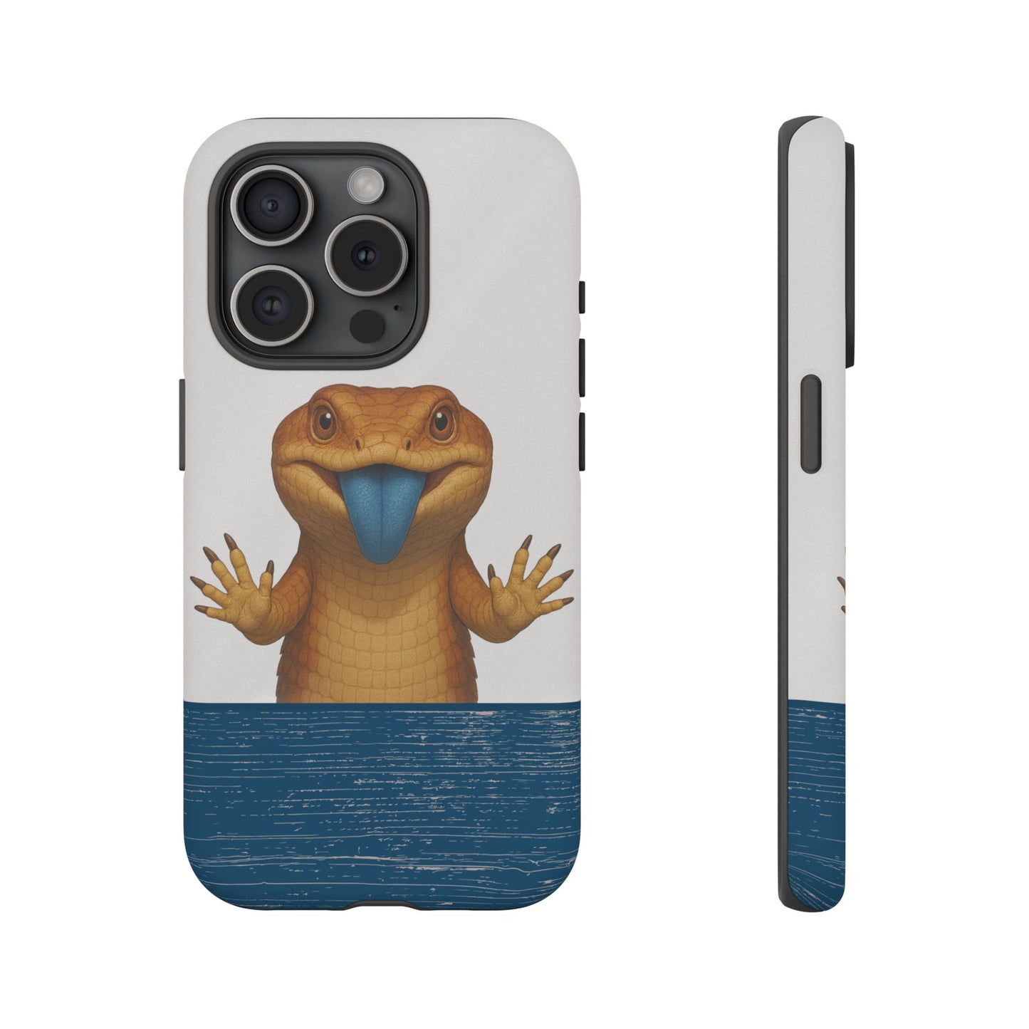 Blue-tongued Lizard iPhone Case – Glass Surfer Australian Wildlife Design