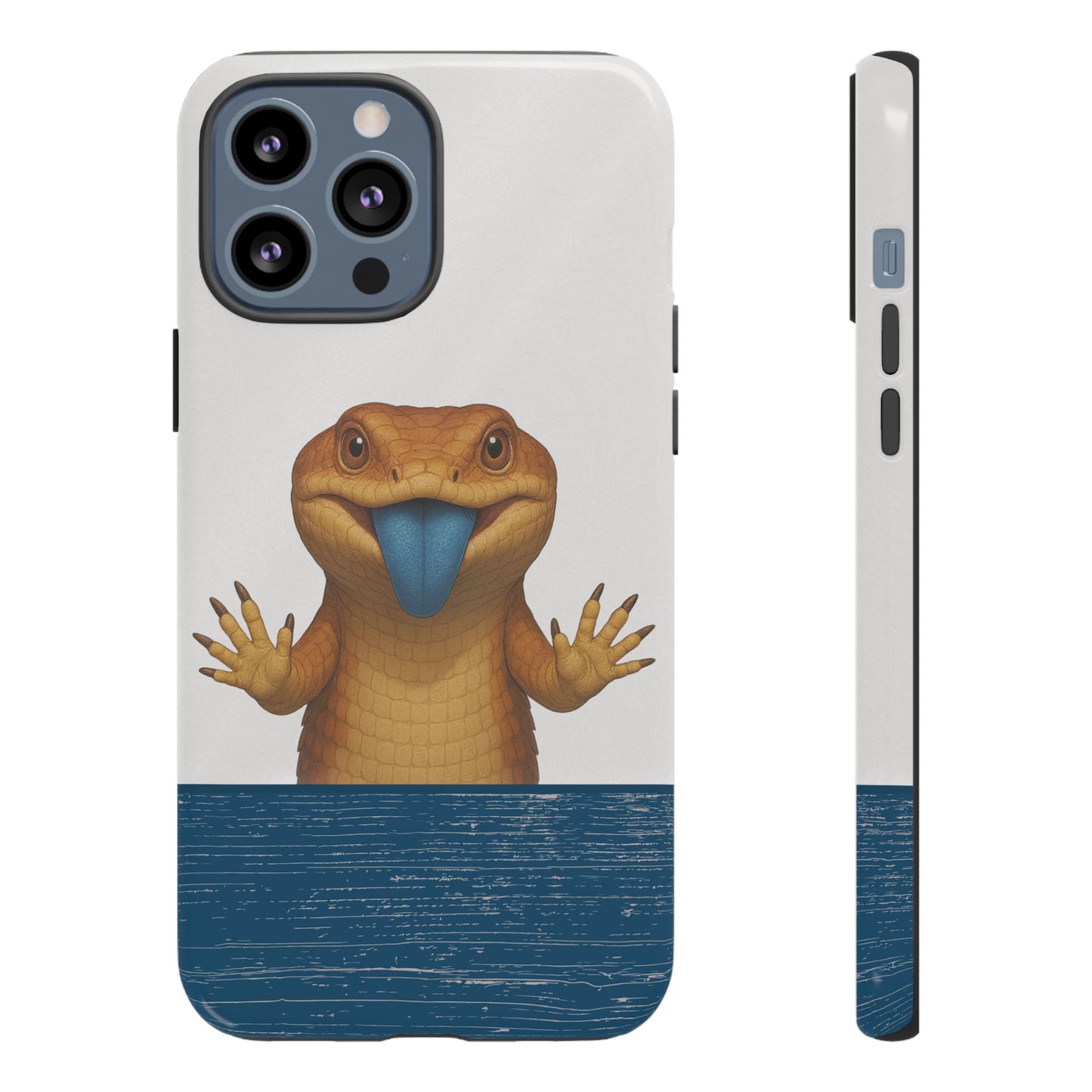 Blue-tongued Lizard iPhone Case – Glass Surfer Australian Wildlife Design