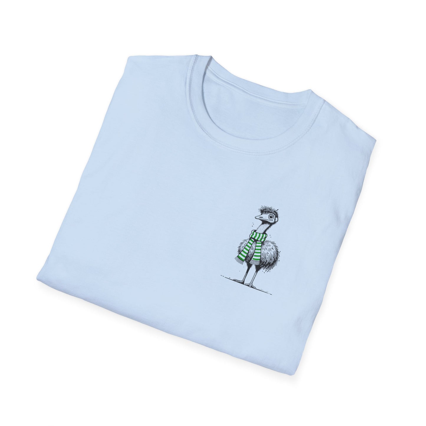 Whimsical Emu T-Shirt, Funny Emu Shirt, Aussie Bird Tee, Cute Emu Gift, Australian Wildlife Shirt, Quirky Animal Tee, Emu Lover Gift