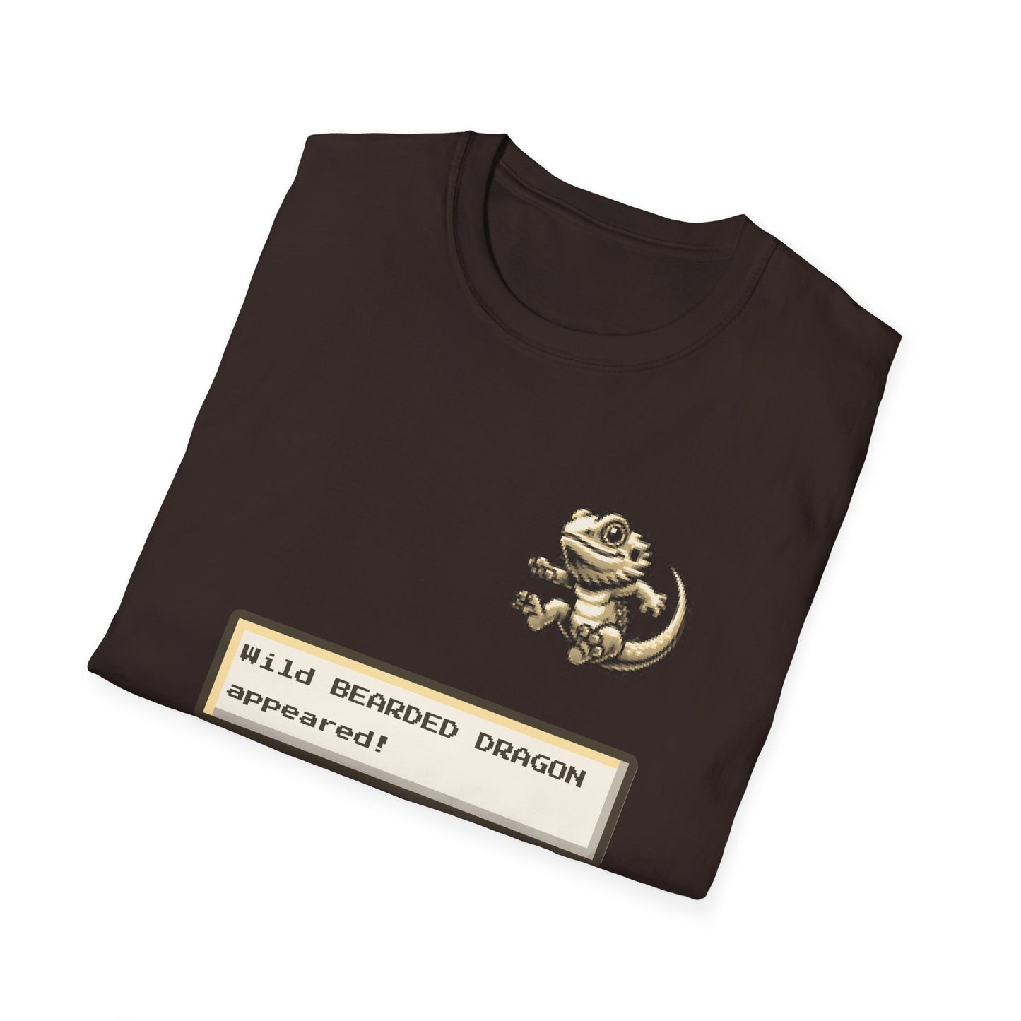 A Wild Beardie Appears T-Shirt – Funny Bearded Dragon Gamer Tee