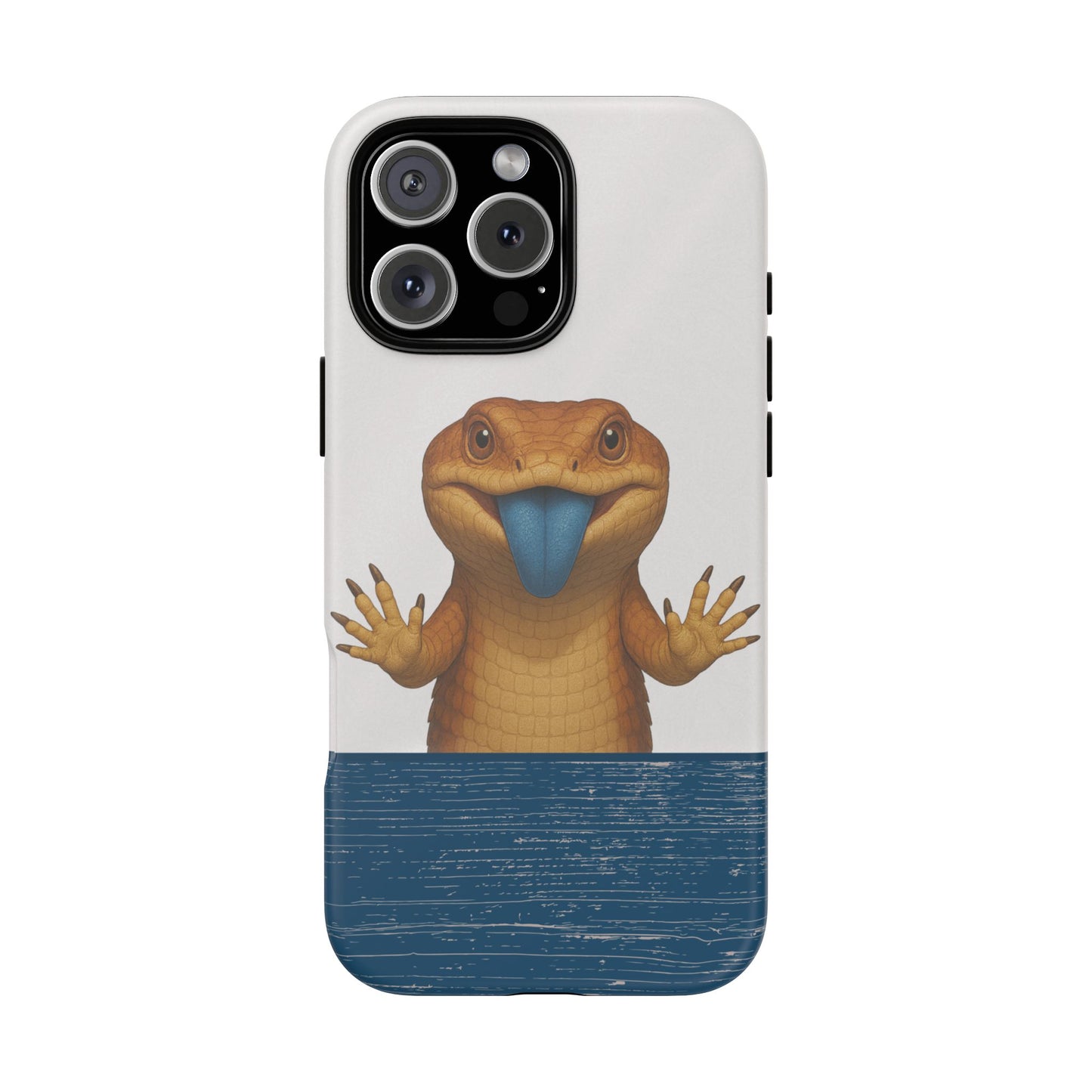 Blue-tongued Lizard iPhone Case – Glass Surfer Australian Wildlife Design