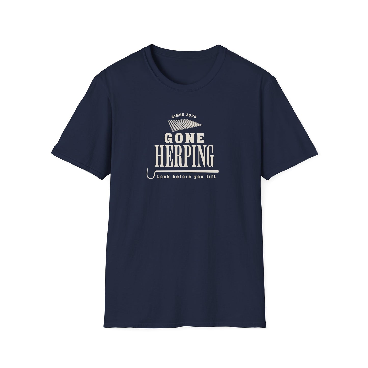 Gone Herping T-Shirt, Look Before You Lift Shirt, Field Herping Tee, Reptile Lover Gift, Snake Lover Shirt, Wildlife Graphic Tee