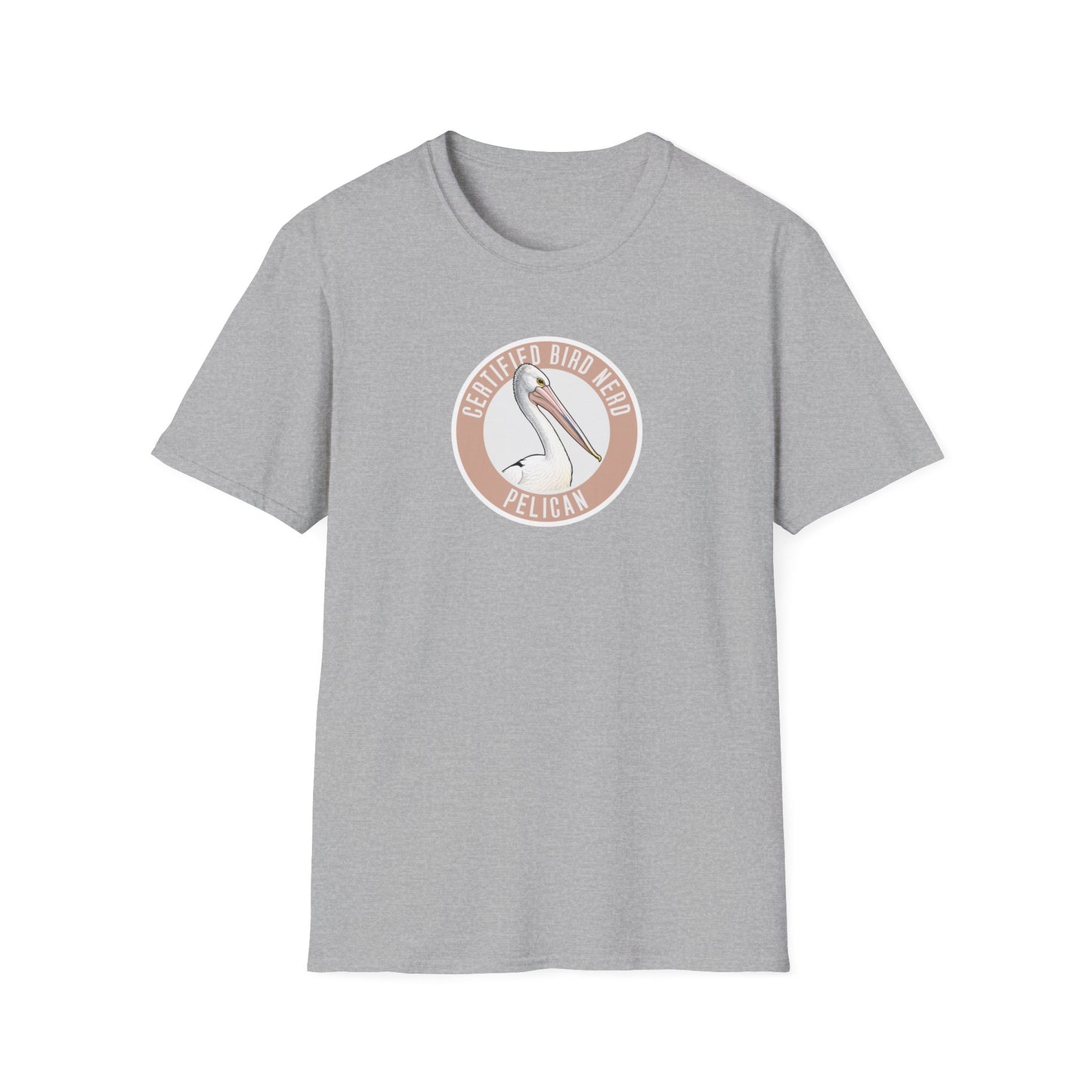 Pelican T-Shirt, Certified Bird Nerd Shirt, Australian Bird Tee, Birdwatching Gift, Wildlife Lover Tee, Coastal Bird Graphic Tee
