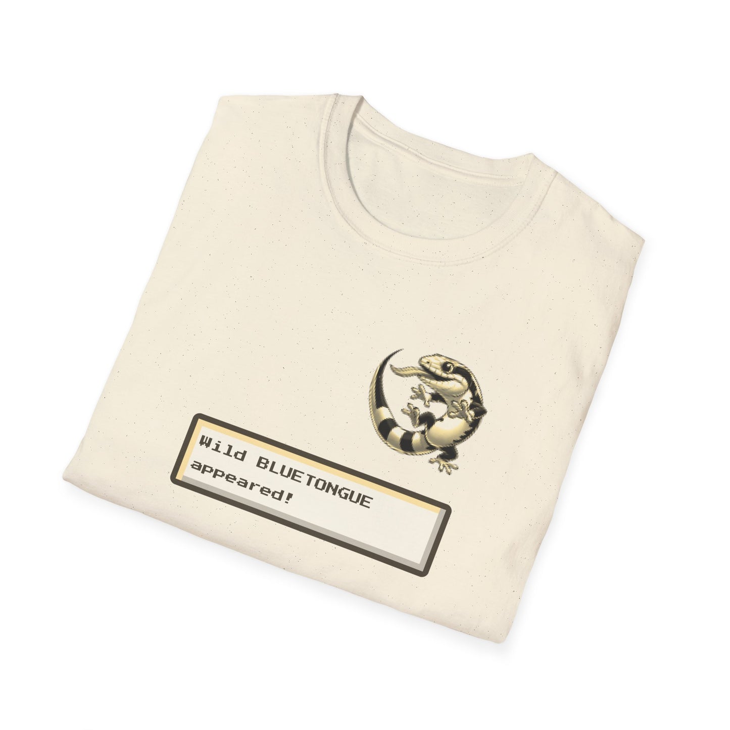 Blue Tongue Skink Gaming T-Shirt, Retro RPG Lizard Tee, Wild Bluetongue Appeared Shirt, Tiliqua Skink Gamer Tee, Reptile Lover Gift