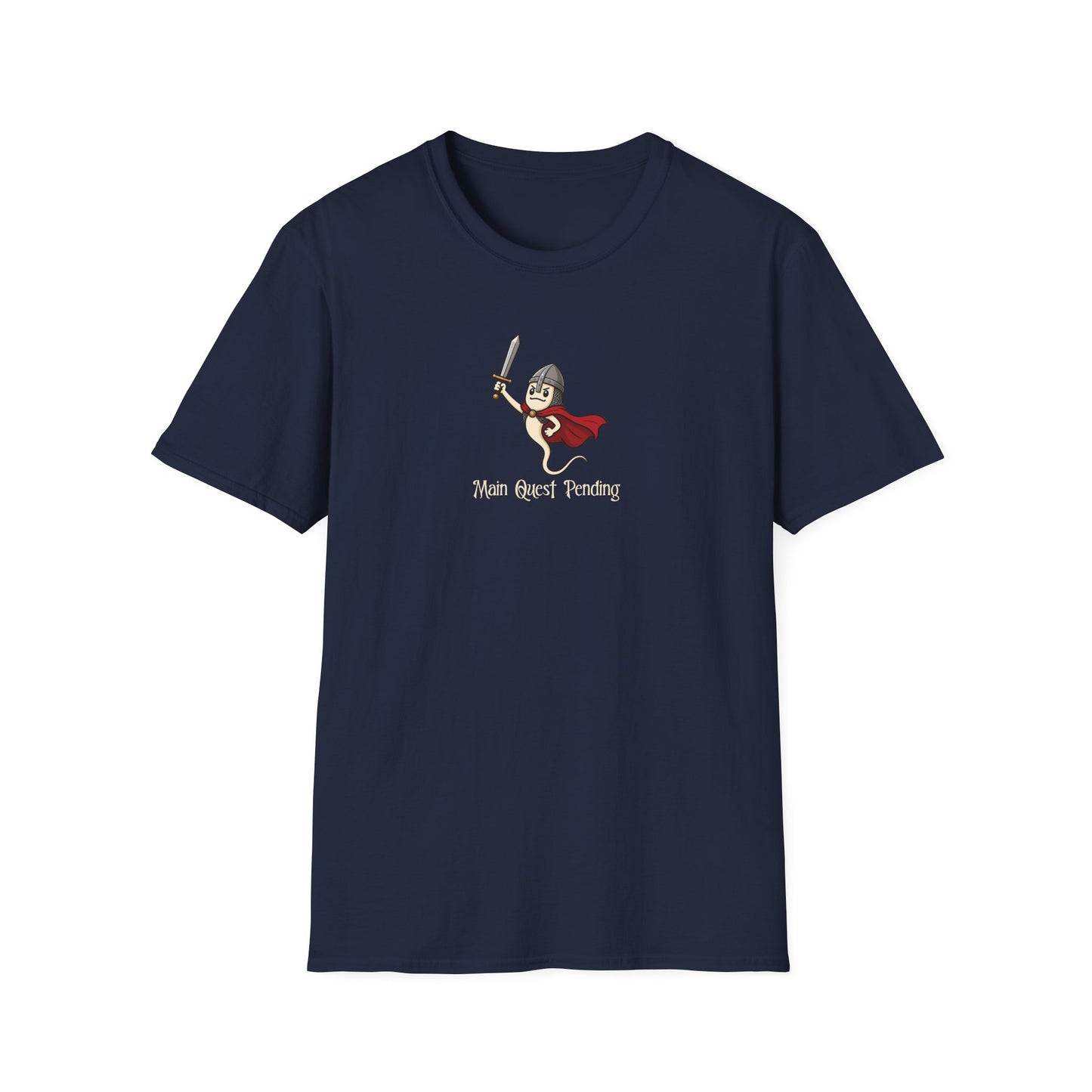 Funny Sperm T-Shirt Main Quest Pending, Father to Be Shirt, Dad Joke Shirt, Gamer Humor Tee, Biology Joke Shirt, New Dad Gift