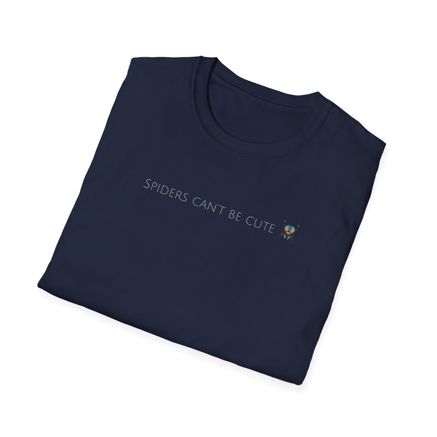 Peacock Spider T-Shirt, Spiders Can’t Be Cute Tee, Jumping Spider Shirt, Spider Lover Gift, Cute Spider T-Shirt, Australian Spider Tee, Arachnid Shirt