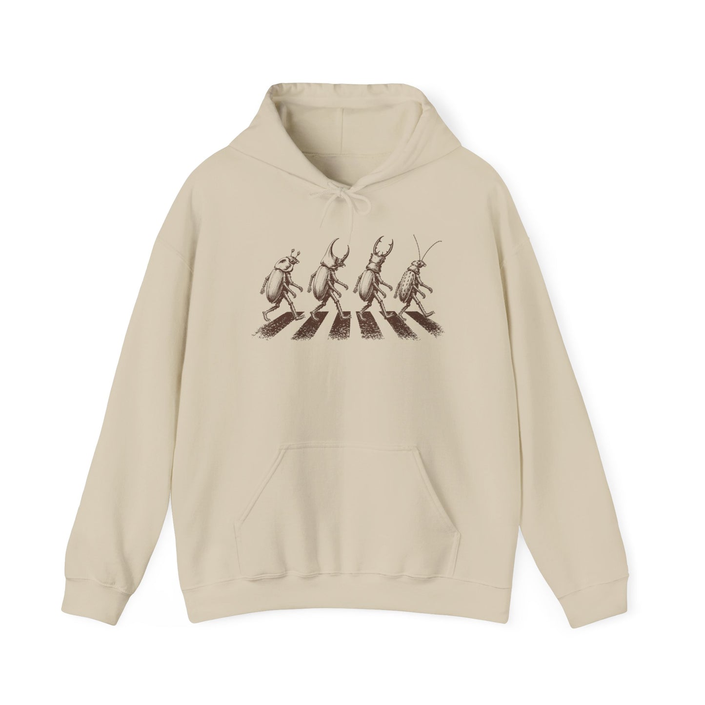 The Beetles Hoodie, Funny Insect Hoodie, Beetle Crossing Hoodie, Bug Lover Gift, Entomology Hoodie, Nature Lover Sweatshirt, Science Hoodie