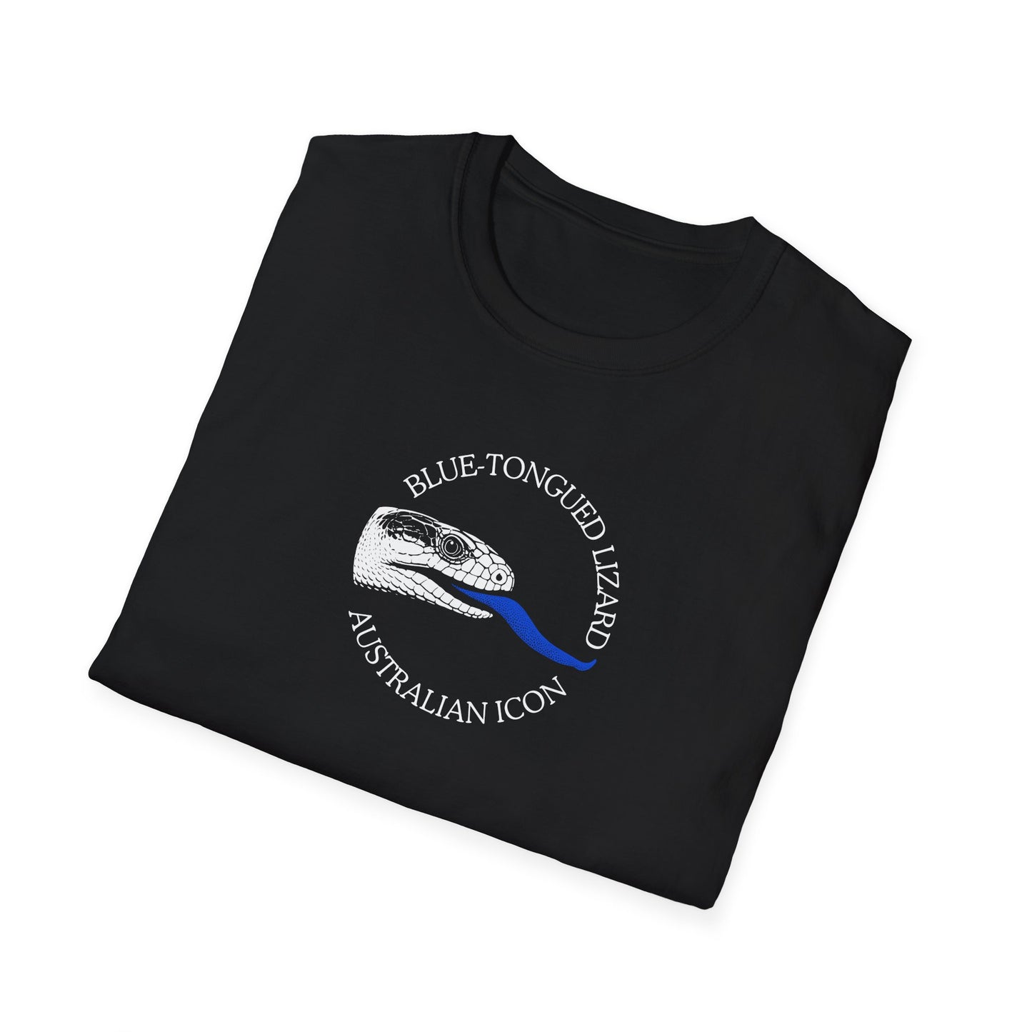 Blue Tongue Lizard T-Shirt, Blue Tongued Skink Tee, Australian Reptile Shirt, Herpetology T-Shirt, Aussie Wildlife Graphic Tee