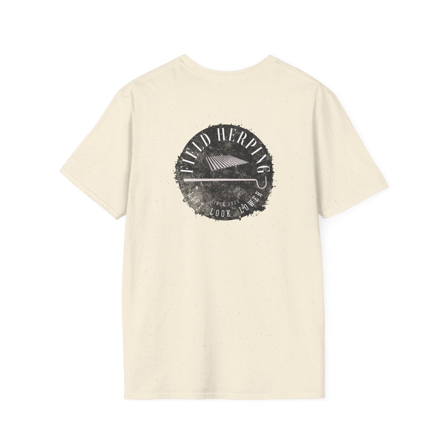 Field Herping T-Shirt, Back Print Herping Shirt, Lift Look Lower Tee, Reptile Lover Gift, Snake Hook Shirt, Wildlife Graphic Tee
