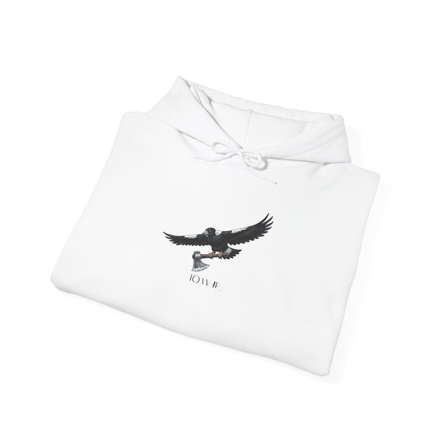 To War Magpie Hoodie, Australian Magpie Hoodie, Funny Aussie Bird Hoodie, Swooping Season Hoodie, Bird Warrior Sweatshirt, Bird Nerd Gift