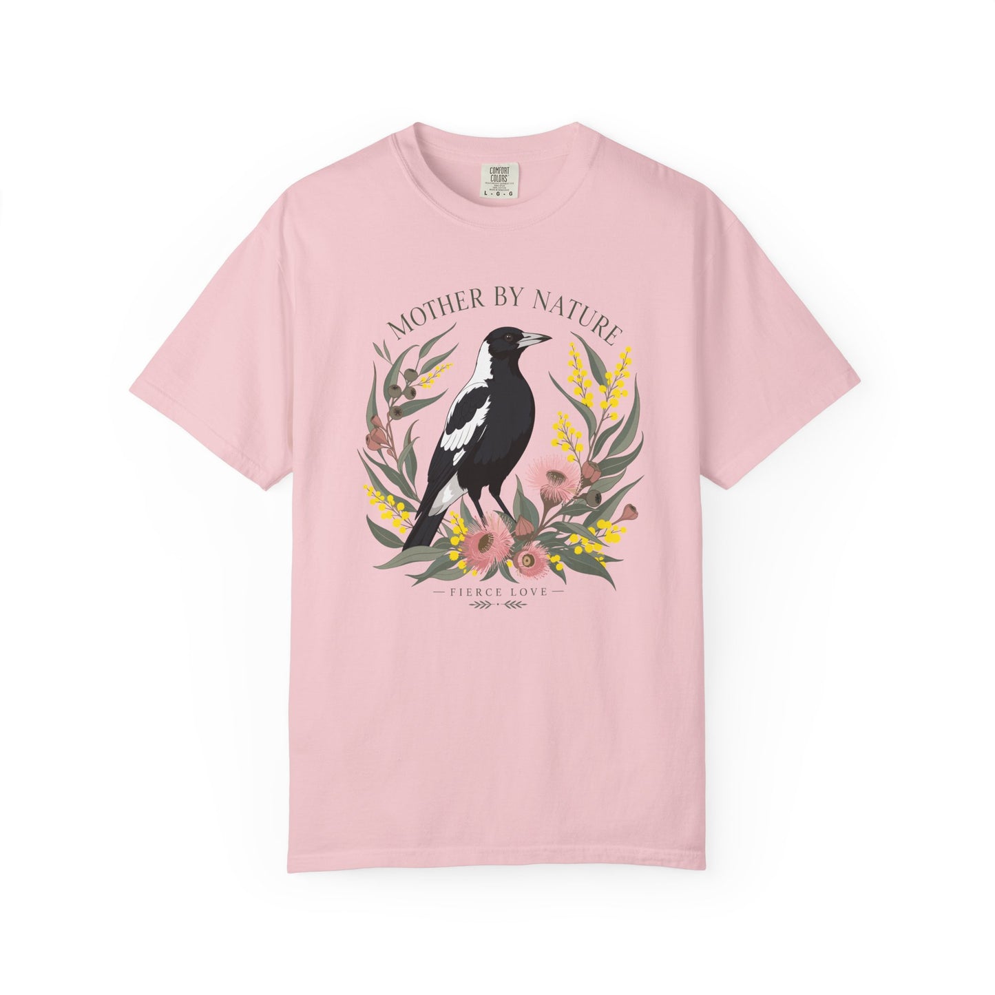 Mother By Nature Magpie Shirt, Comfort Colors Mothers Day Tee, Australian Magpie Shirt, Fierce Love Bird Shirt, Wildlife Mum Gift