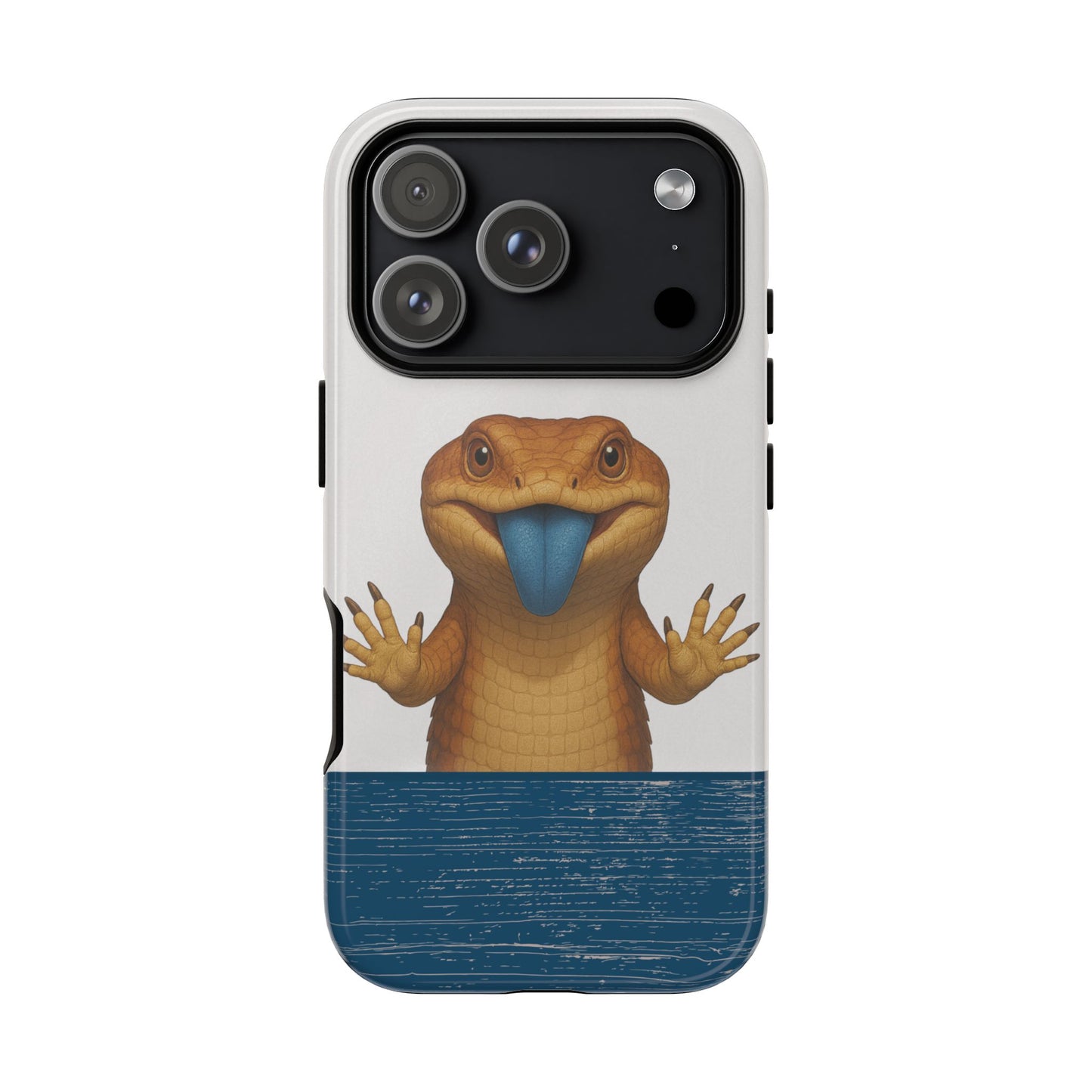 Blue-tongued Lizard iPhone Case – Glass Surfer Australian Wildlife Design