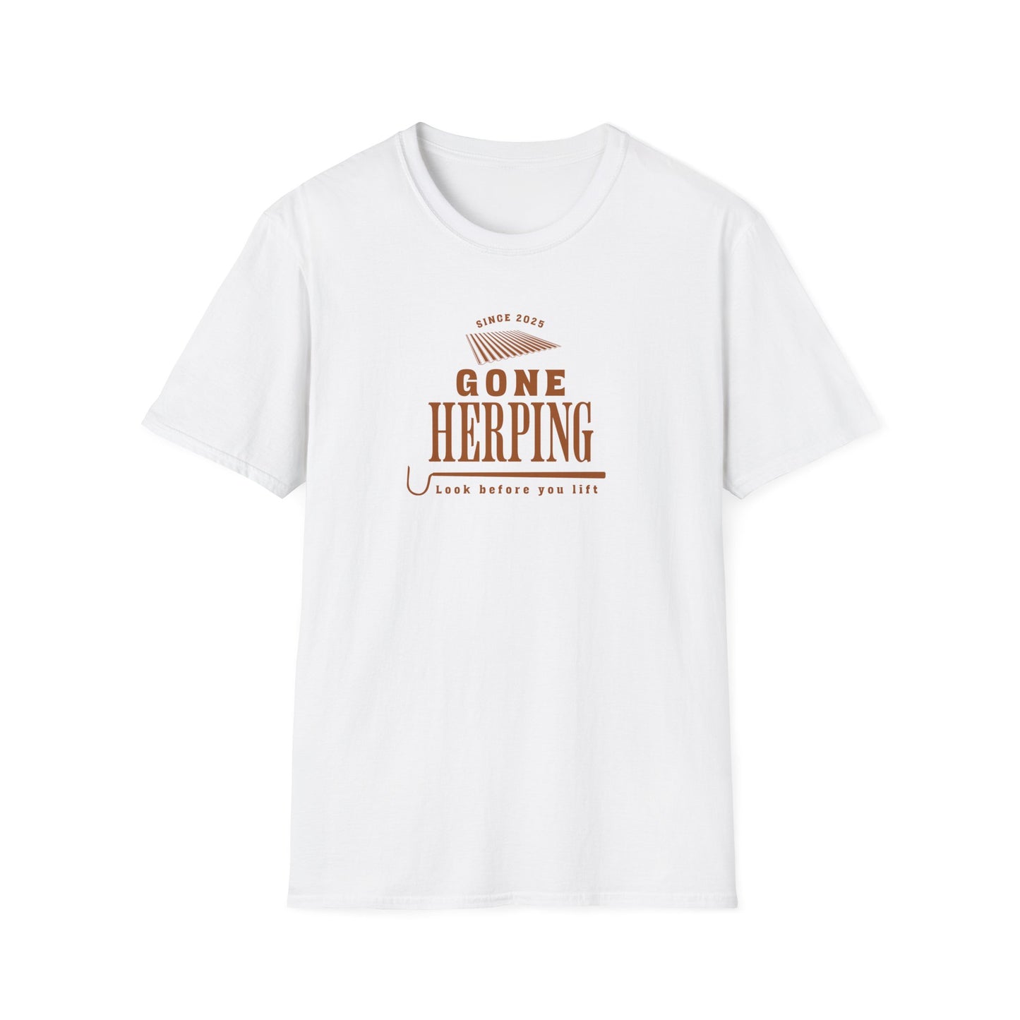 Gone Herping T-Shirt, Look Before You Lift Shirt, Field Herping Tee, Reptile Lover Gift, Snake Lover Shirt, Wildlife Graphic Tee