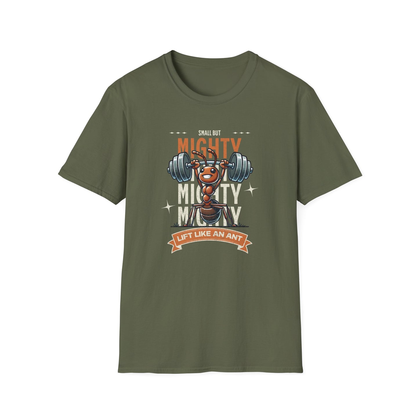 Ant Weightlifting T-Shirt, Small But Mighty Gym Shirt, Lift Like An Ant Tee, Fitness Insect Shirt, Workout Gift, Bug Lover Shirt