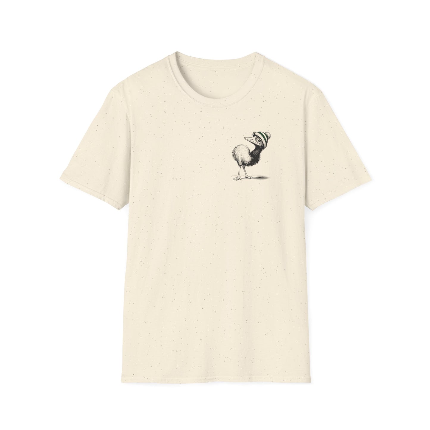 Whimsical Emu T-Shirt Cute Australian Bird Shirt, Funny Emu Beanie Tee, Quirky Animal Graphic, Aussie Wildlife Gift