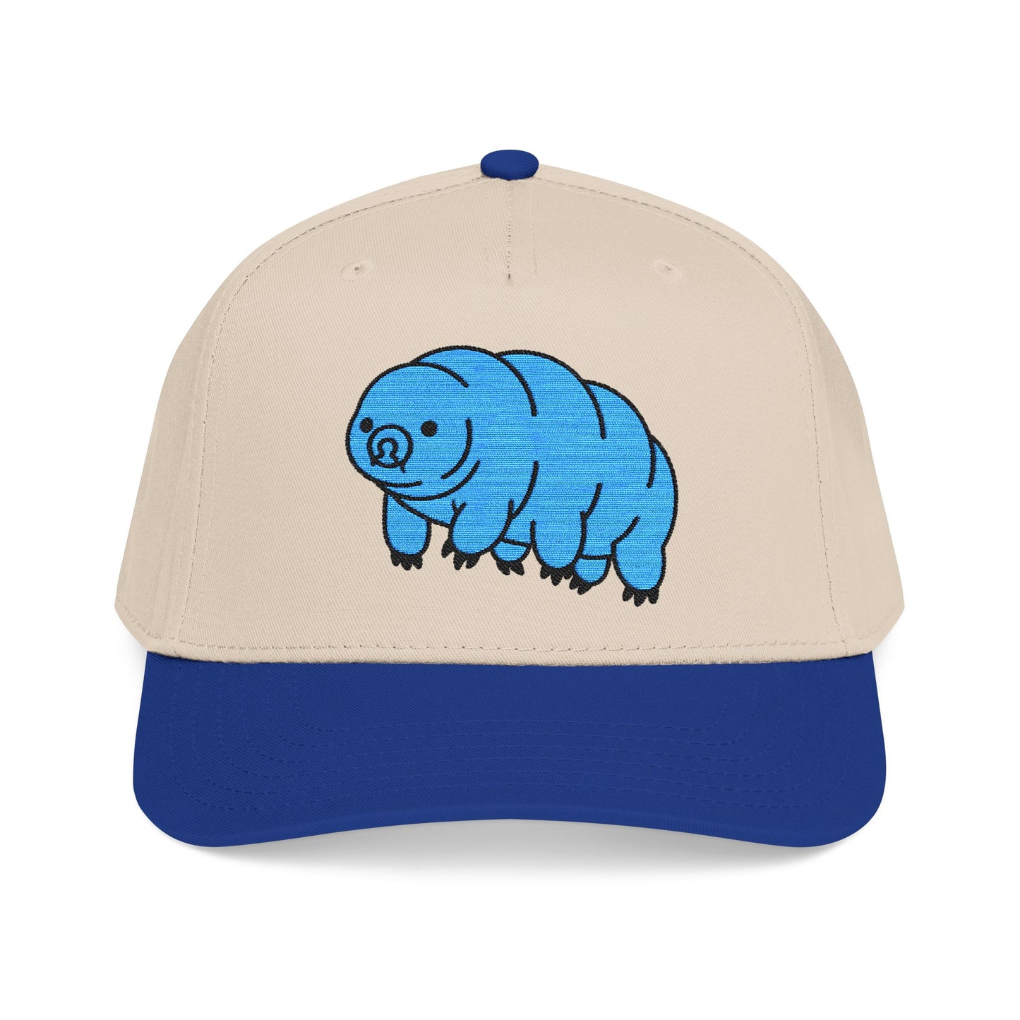 Tardigrade Embroidered Mid Profile Baseball Cap, Water Bear Hat, Science Nerd Cap, Biology Gift, Cute Microbiology Hat, Embroidered Dad Cap