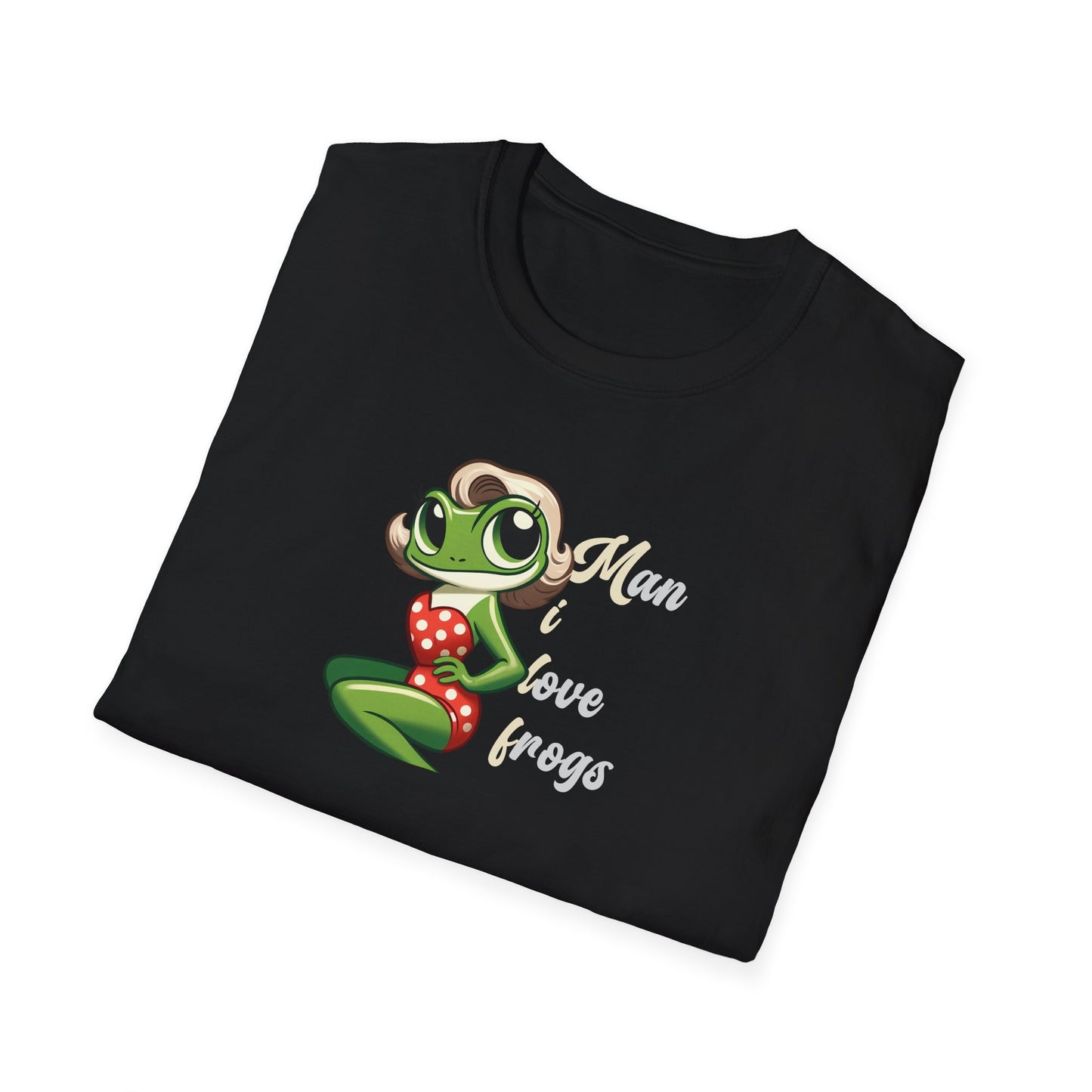 Man I Love Frogs T-Shirt, Funny Frog Shirt, Cute Frog Tee, Frog Lover Gift, Vintage Style Frog Shirt, Funny Animal Tee