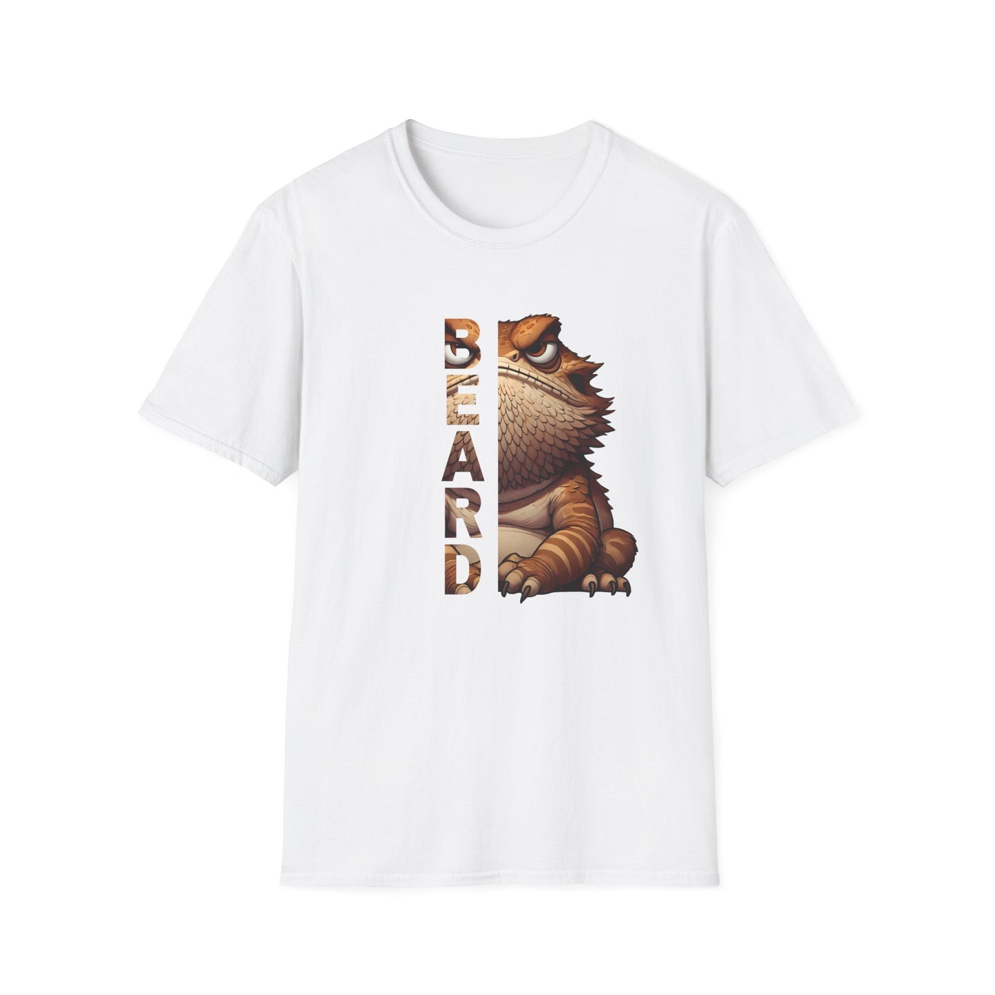 Bearded Dragon T-Shirt – Bold ‘BEARD’ Design Funny Reptile Lover Tee