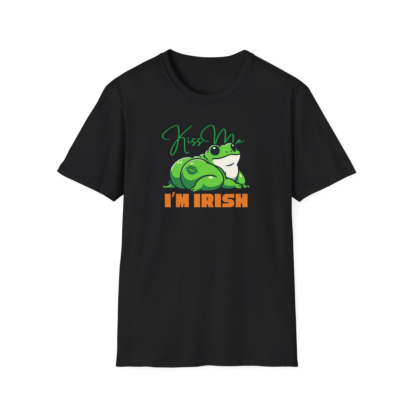 Frog St Patrick’s Day T-Shirt, Kiss Me I’m Irish Frog Shirt, Frog Lover Tee, Amphibian St Paddy’s Day Shirt, Irish Party Tee