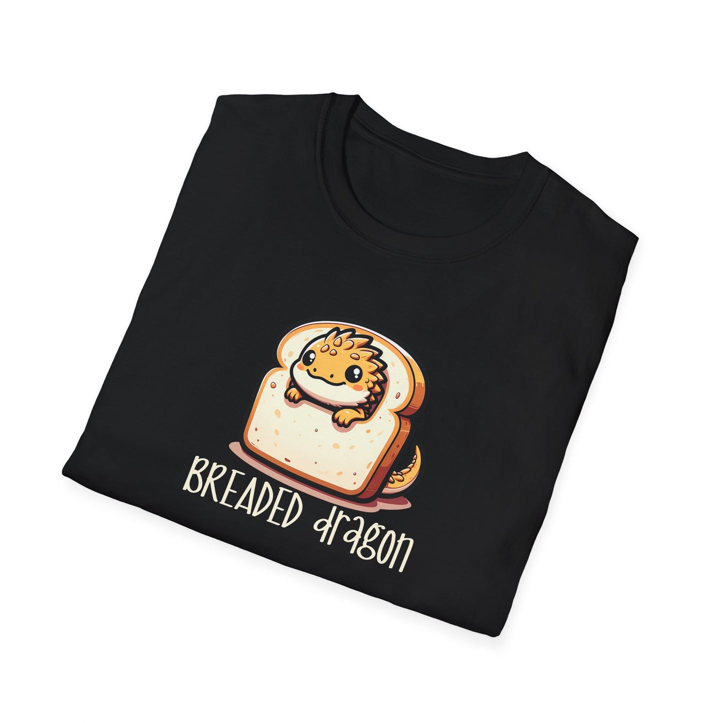 Breaded Dragon T-Shirt, Bearded Dragon Pun Shirt, Cute Reptile Lover Tee, Lizard Gift, Beardie Mom Dad Shirt, Food Pun Graphic Tee