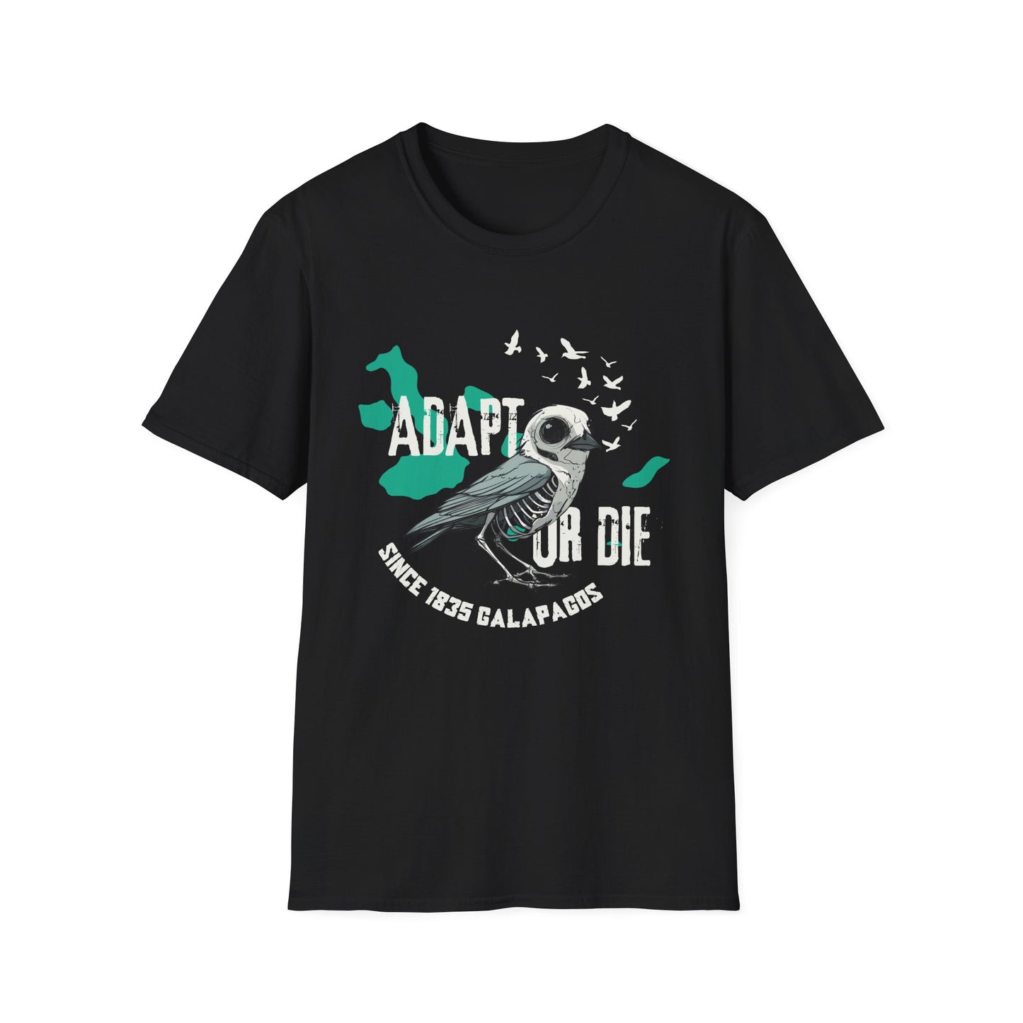Adapt or Die Biology T-Shirt, Evolution Science Shirt, Galapagos Darwin Tee, Natural Selection Graphic Tee, Biology Teacher Gift Shirt