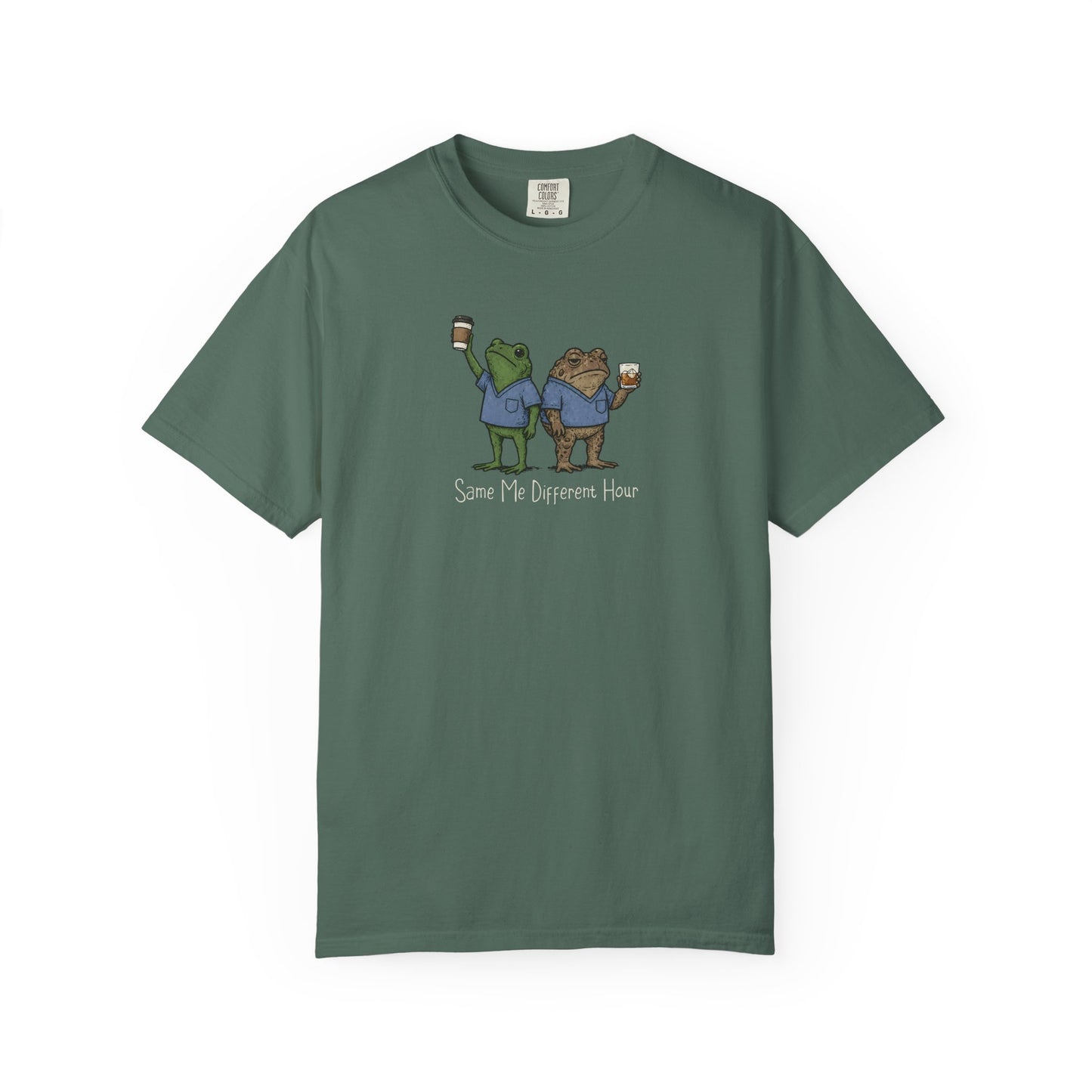 Night Shift Nurse Frog Shirt, Same Me Different Hour Tee, Funny Nurse Shirt, Frog Nurse T Shirt, Comfort Colors Medical Humor Tee