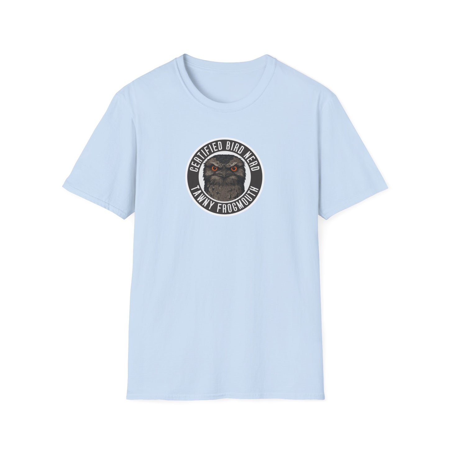 Tawny Frogmouth T-Shirt, Certified Bird Nerd Shirt, Australian Bird Tee, Birdwatching Gift, Wildlife Lover Tee, Native Bird Shirt