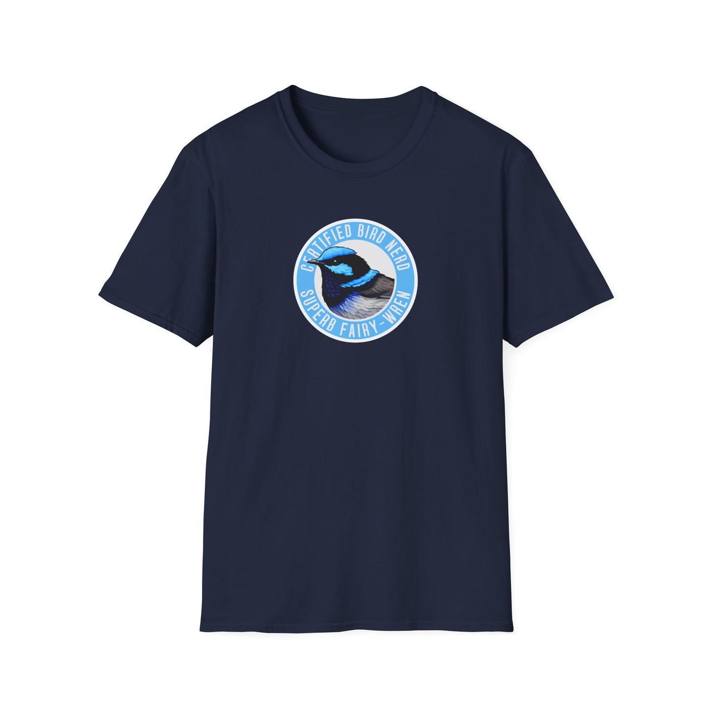Superb Fairy Wren T-Shirt, Certified Bird Nerd Shirt, Australian Bird Tee, Birdwatching Gift, Wildlife Lover Tee, Blue Wren Shirt