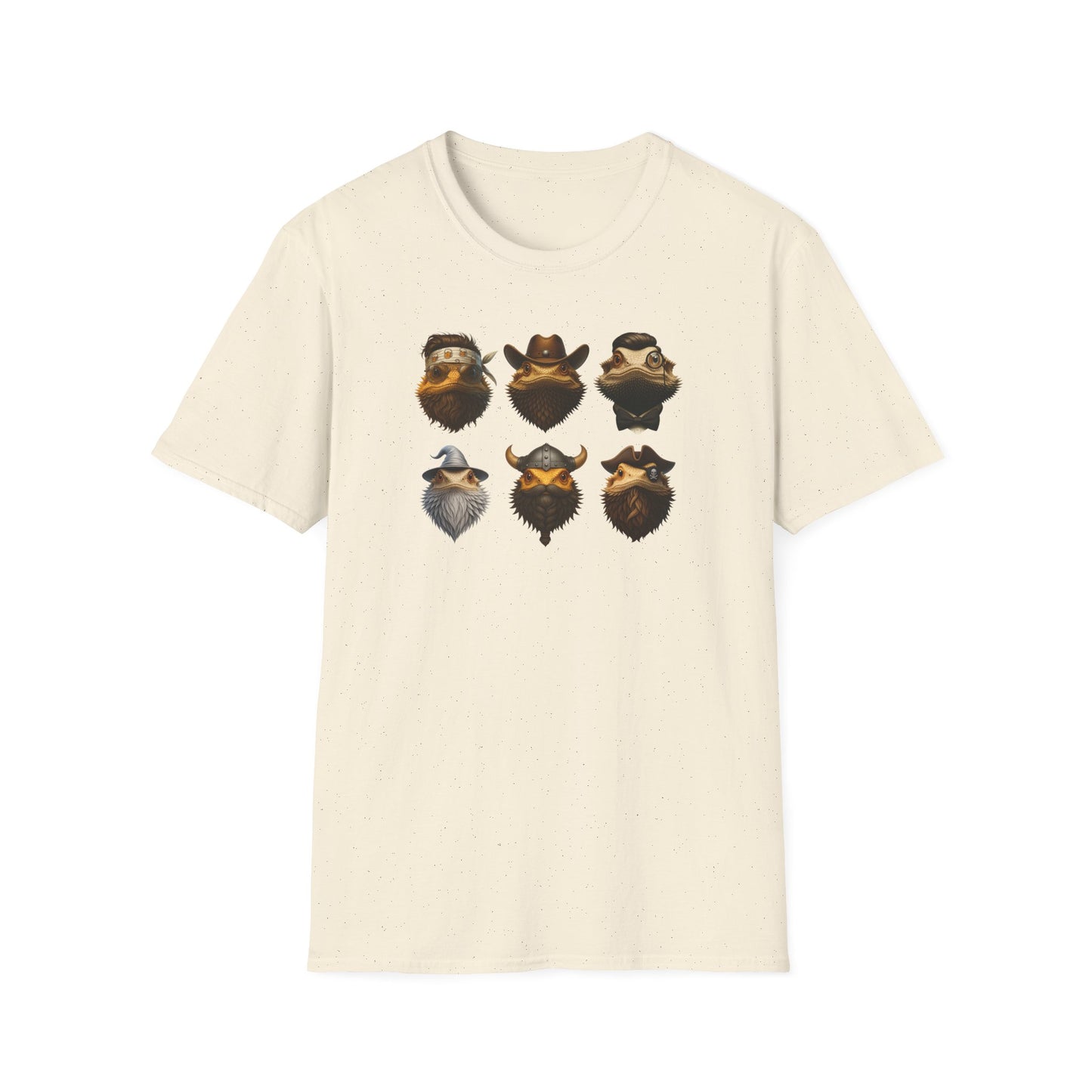 Bearded Dragon T-Shirt History’s Greatest Beards Funny Reptile Shirt, Viking Wizard Pirate Beard Tee, Aussie Lizard Gift
