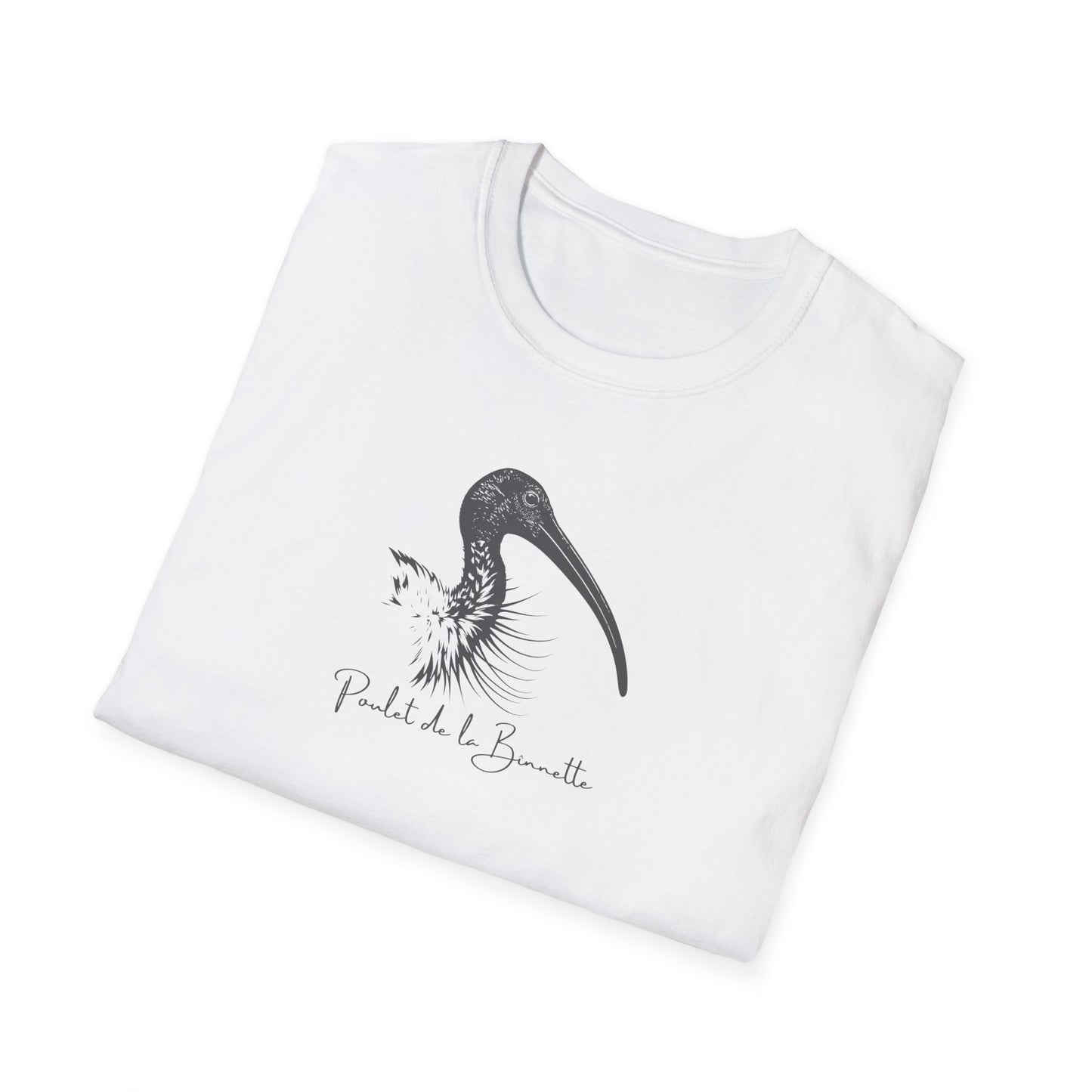 White Ibis T-Shirt, Bin Chicken Shirt, Australian Bird Tee, Ibis Graphic T-Shirt, Australian Wildlife Shirt, Bird Lover Gift, Aussie Nature Tee