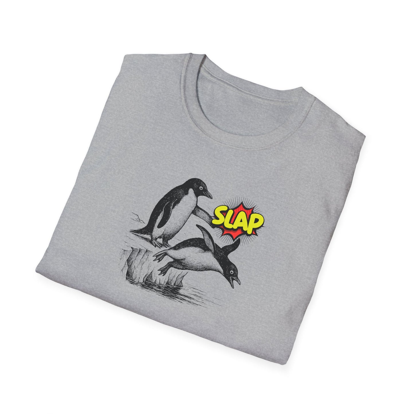 Penguin Slap T-Shirt, Funny Penguin Tee, Chaotic Penguin Shirt, Meme Animal T-Shirt, Funny Wildlife Tee, Penguin Lover Gift, Cute Funny Bird Shirt