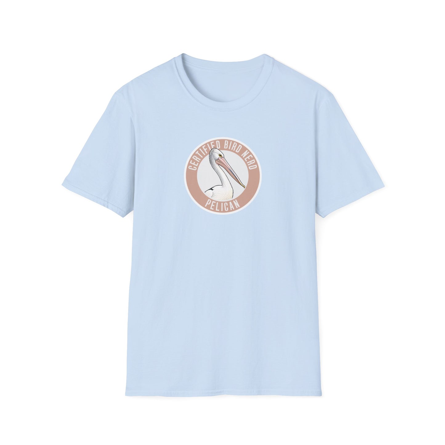 Pelican T-Shirt, Certified Bird Nerd Shirt, Australian Bird Tee, Birdwatching Gift, Wildlife Lover Tee, Coastal Bird Graphic Tee