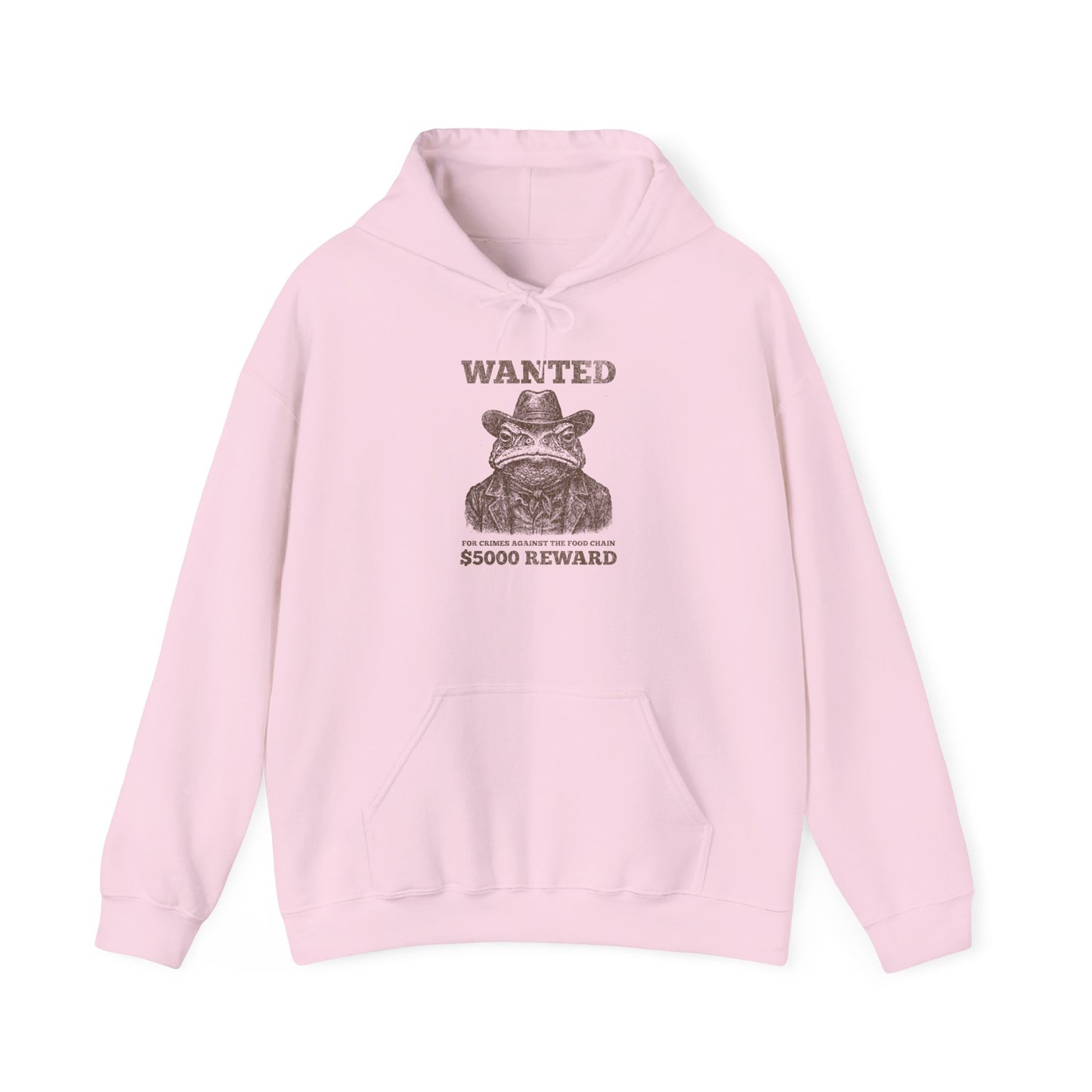 Cane Toad Wanted Hoodie, Funny Western Hoodie, Outlaw Frog Hoodie, Cowboy Toad Sweatshirt, Wild West Animal Hoodie, Meme Hoodie, Aussie Humor Hoodie