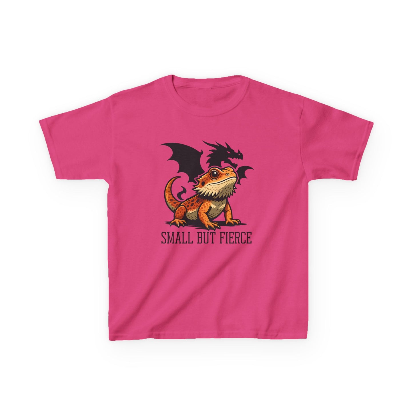 Kids Bearded Dragon T-Shirt – Small but Fierce Reptile Lover Tee
