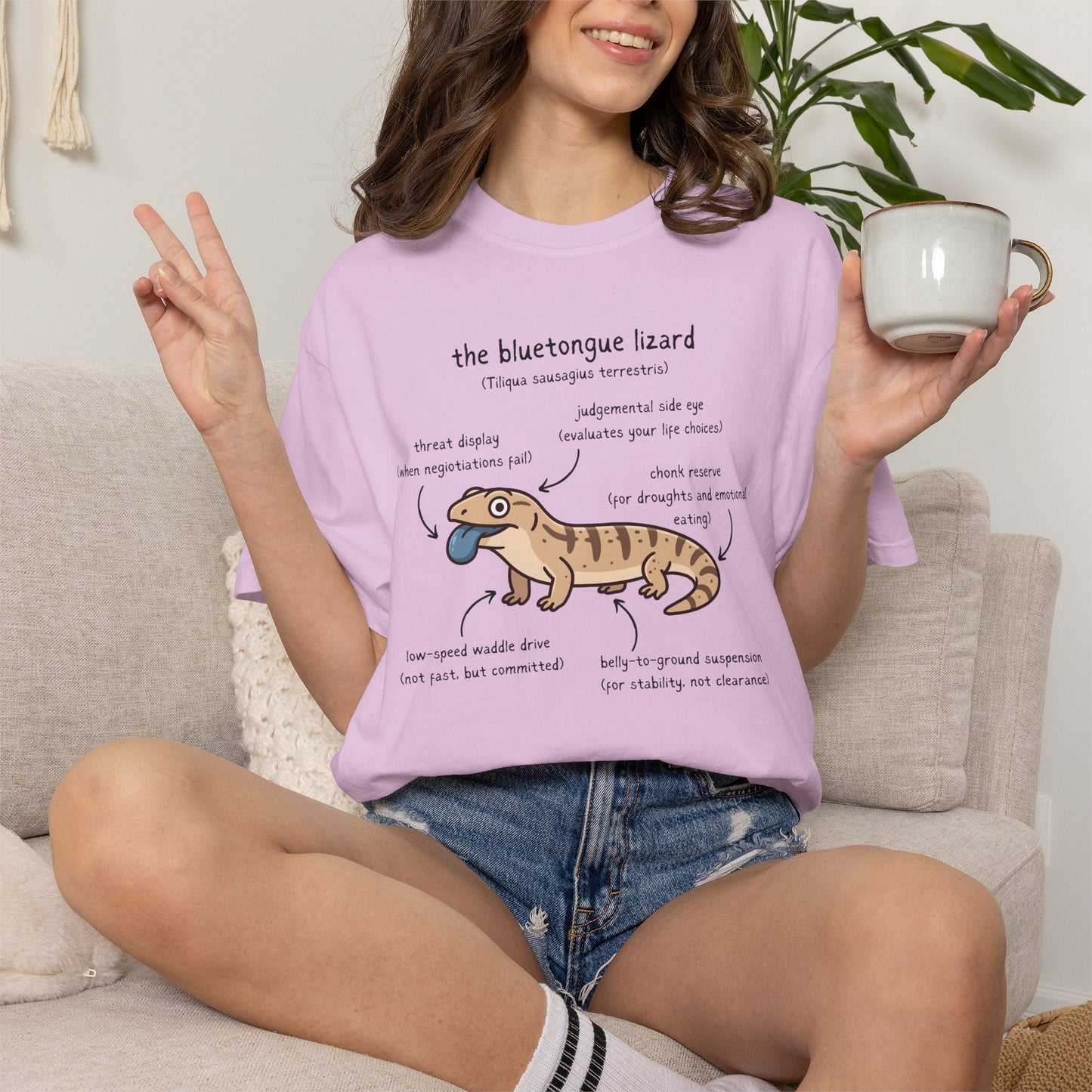 Anatomy of a Blue Tongue Lizard Shirt, Comfort Colors Reptile Tee, Funny Bluetongue Skink T Shirt, Australian Lizard Gift, Herpetology Shirt