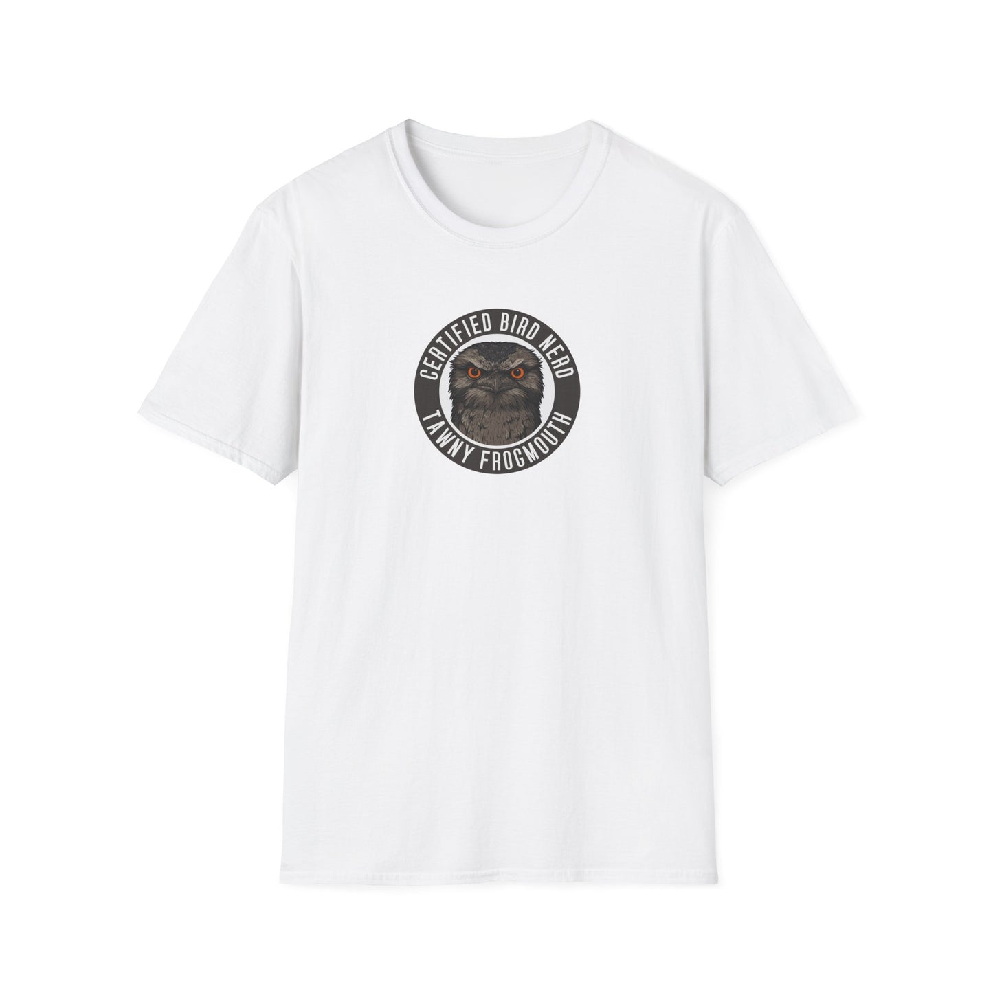 Tawny Frogmouth T-Shirt, Certified Bird Nerd Shirt, Australian Bird Tee, Birdwatching Gift, Wildlife Lover Tee, Native Bird Shirt