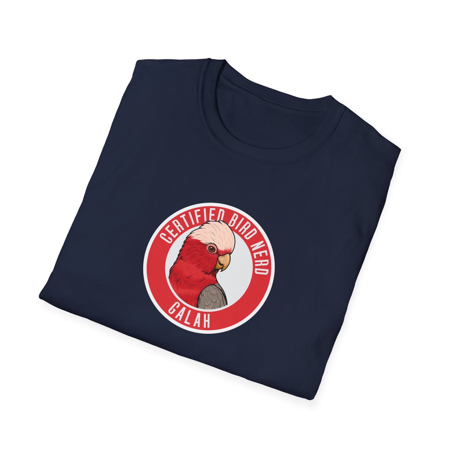 Galah T-Shirt, Certified Bird Nerd Shirt, Australian Bird Tee, Pink Cockatoo Shirt, Birdwatching Gift, Wildlife Lover Tee