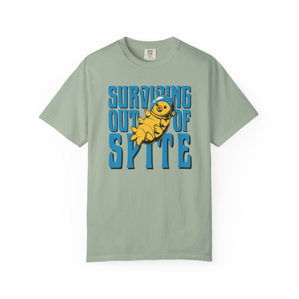 Tardigrade Shirt, Surviving Out of Spite Tee, Comfort Colors Science T Shirt, Water Bear Graphic Tee, Biology Teacher Gift, Science Nerd