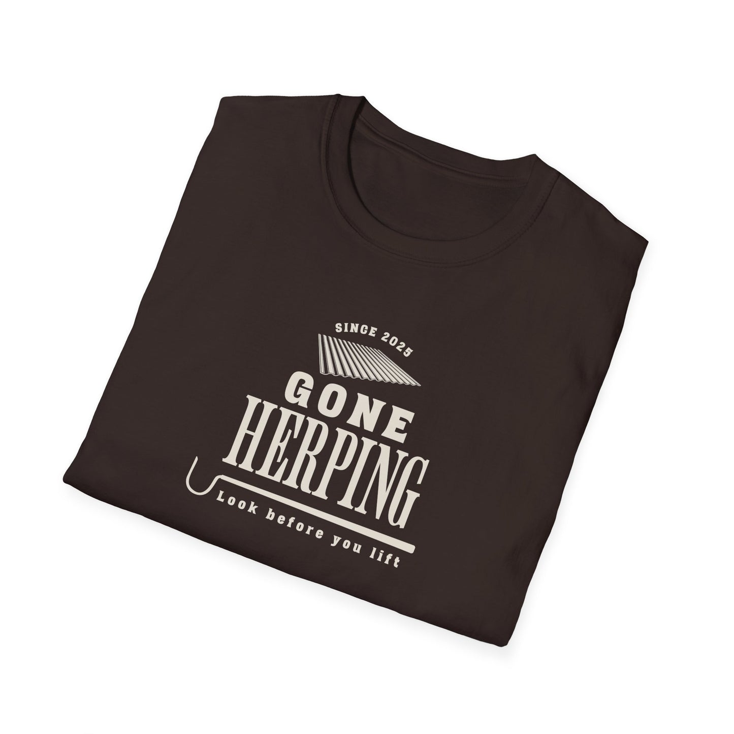 Gone Herping T-Shirt, Look Before You Lift Shirt, Field Herping Tee, Reptile Lover Gift, Snake Lover Shirt, Wildlife Graphic Tee