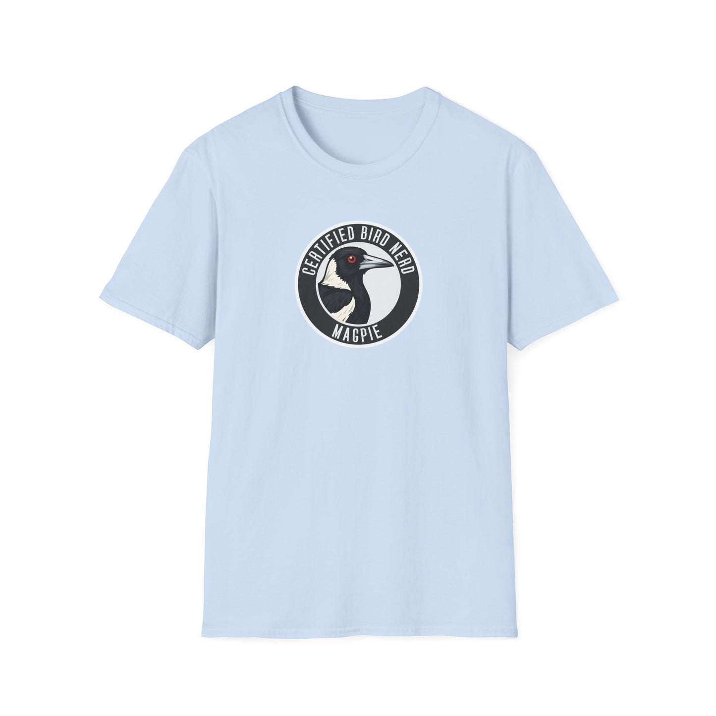 Magpie T-Shirt, Certified Bird Nerd Shirt, Australian Bird Tee, Birdwatching Gift, Wildlife Lover Tee, Aussie Magpie Graphic Tee