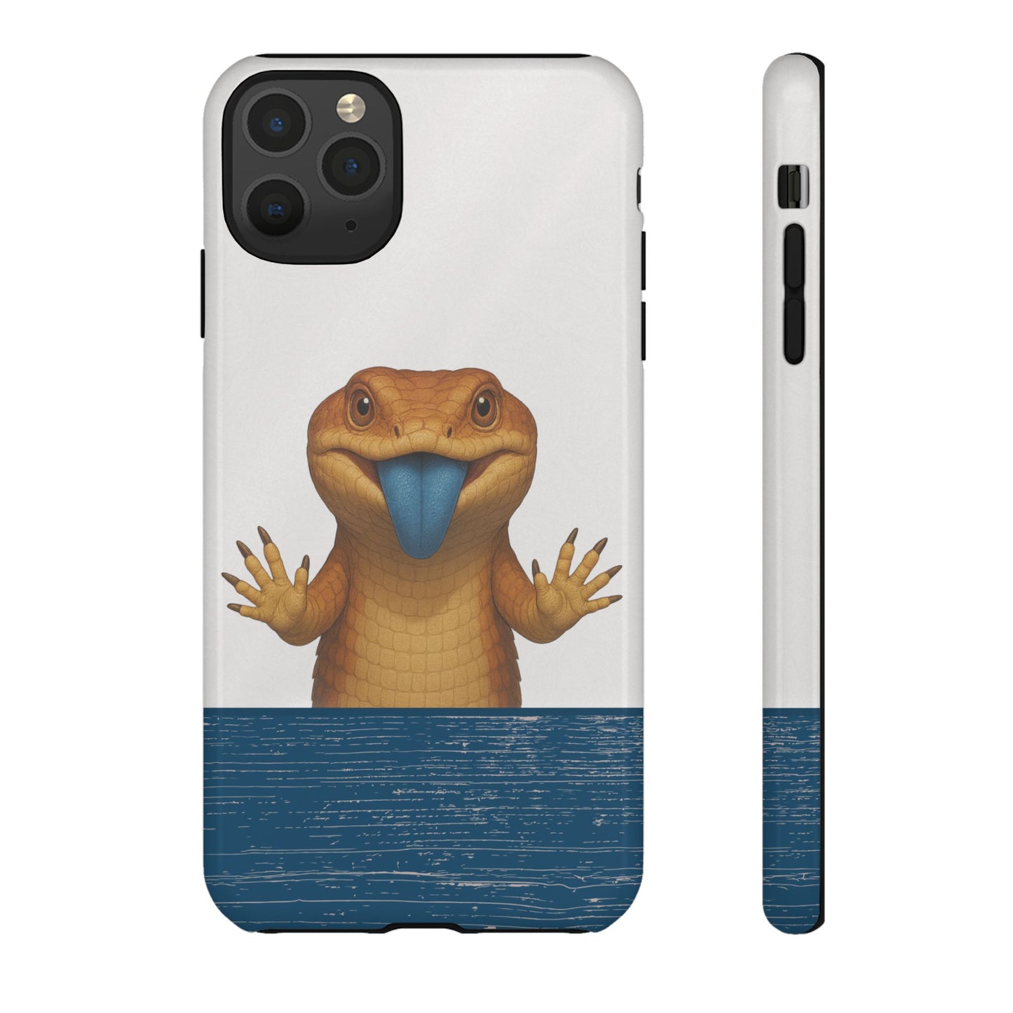 Blue-tongued Lizard iPhone Case – Glass Surfer Australian Wildlife Design