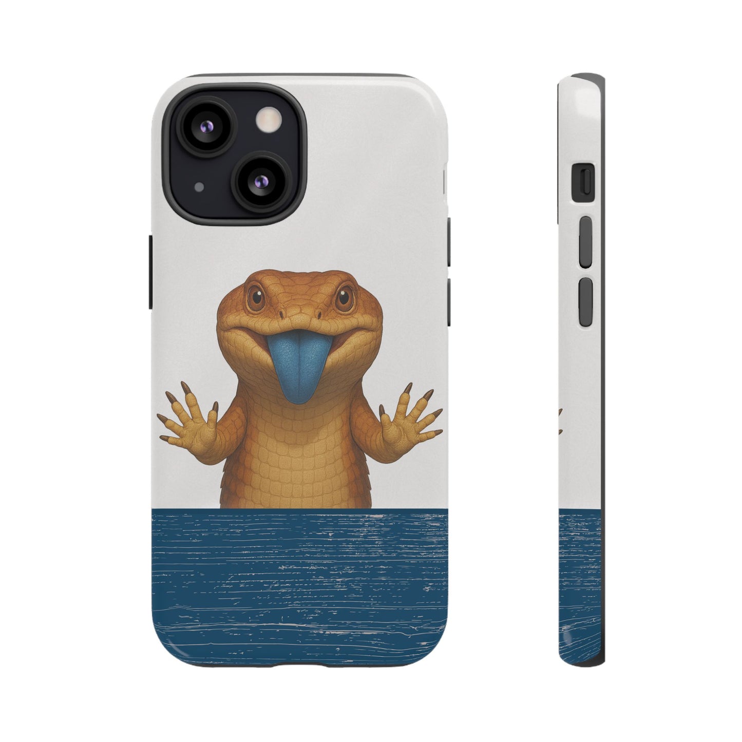 Blue-tongued Lizard iPhone Case – Glass Surfer Australian Wildlife Design