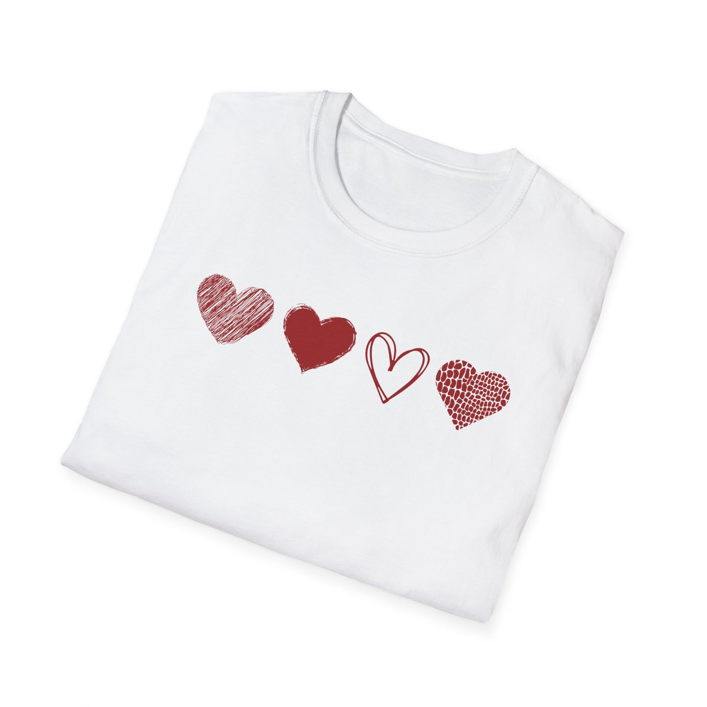 Reptile Scale Hearts T-Shirt, Valentines Reptile Shirt, Snake Lover Gift, Lizard Lover Tee, Herpetology Valentine Shirt, Animal Lover Tee