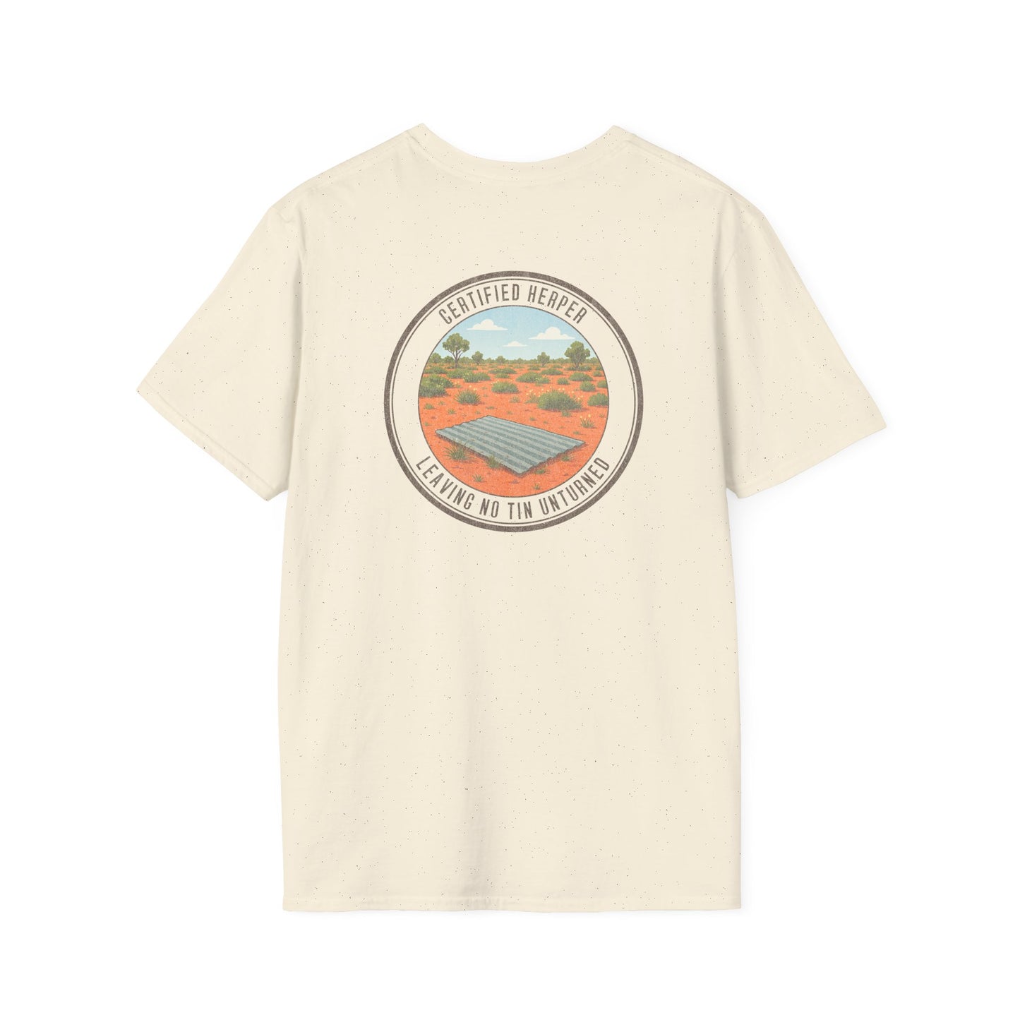 Certified Herper T-Shirt, Double Sided Herping Shirt, Tin Flipping Australia Tee, Reptile Lover Gift, Field Herping Graphic Shirt